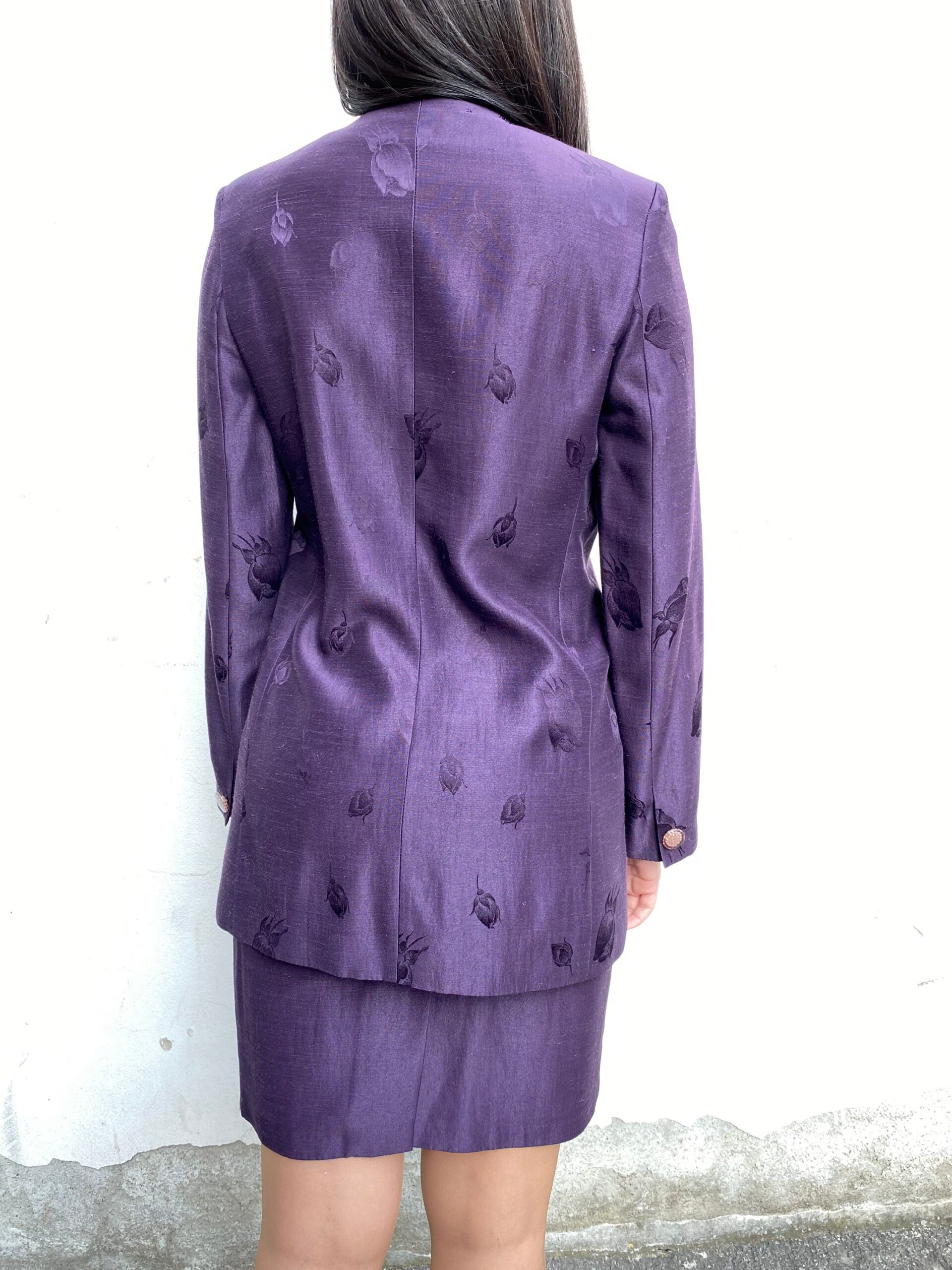 Cima suit/Purple Cima suit /Complete Cima /Vintage Cima set /Cima blazer/Design Cima suit/ - immagine 2