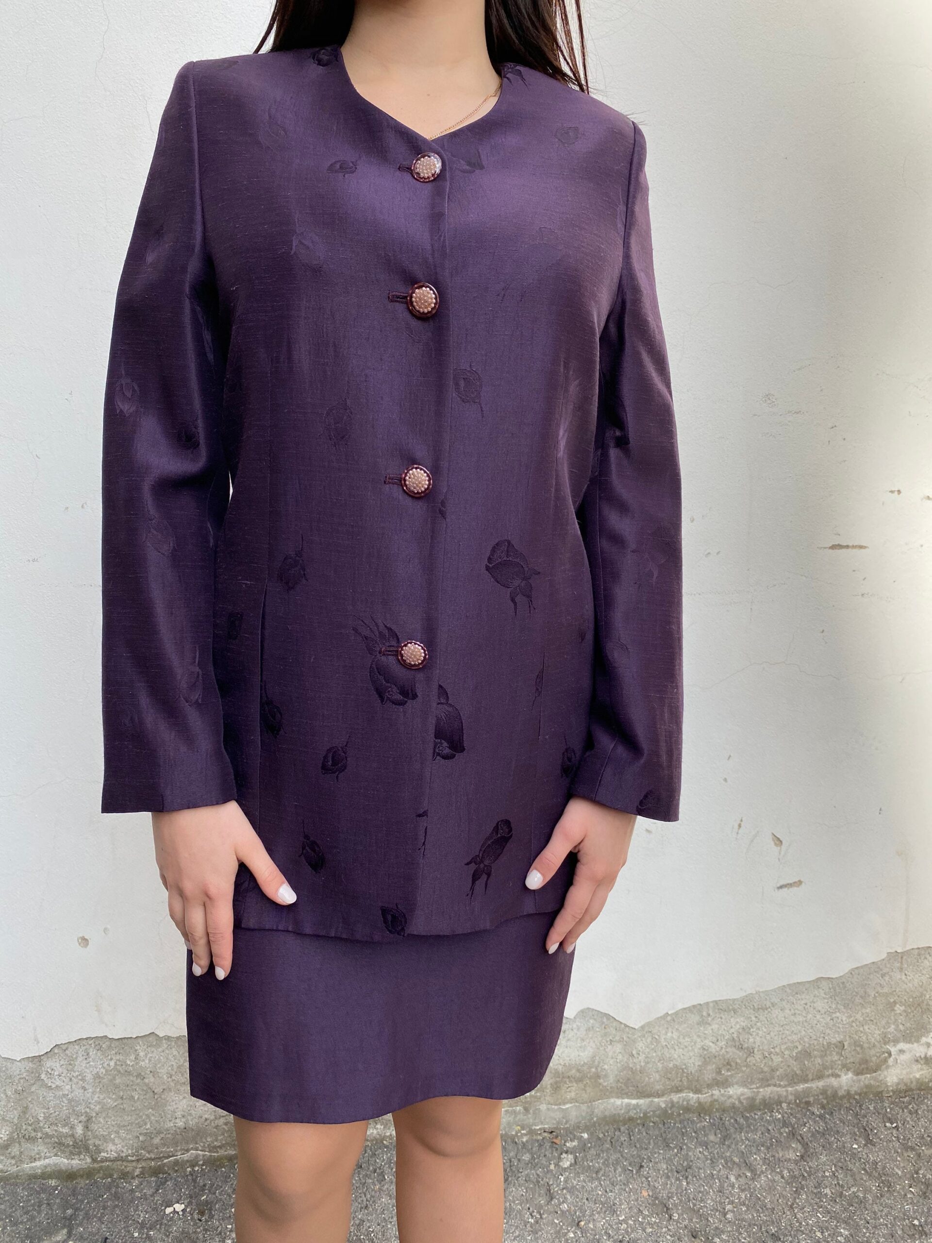 Cima suit/Purple Cima suit /Complete Cima /Vintage Cima set /Cima blazer/Design Cima suit/ - immagine 3