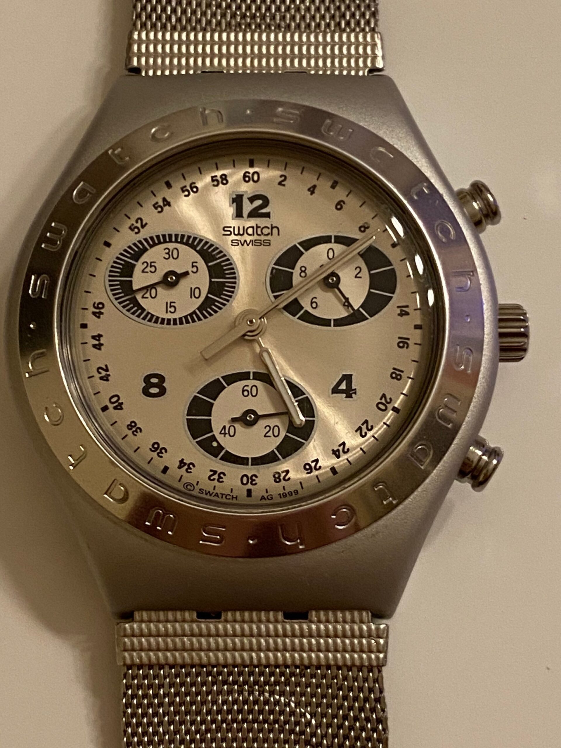 Wrist Watch Chrono Swiss Swatch/Swiss watch Swatch/Vintage 90s watch Swiss/Swiss watch/Swatch wristwatch Swiss - immagine 6