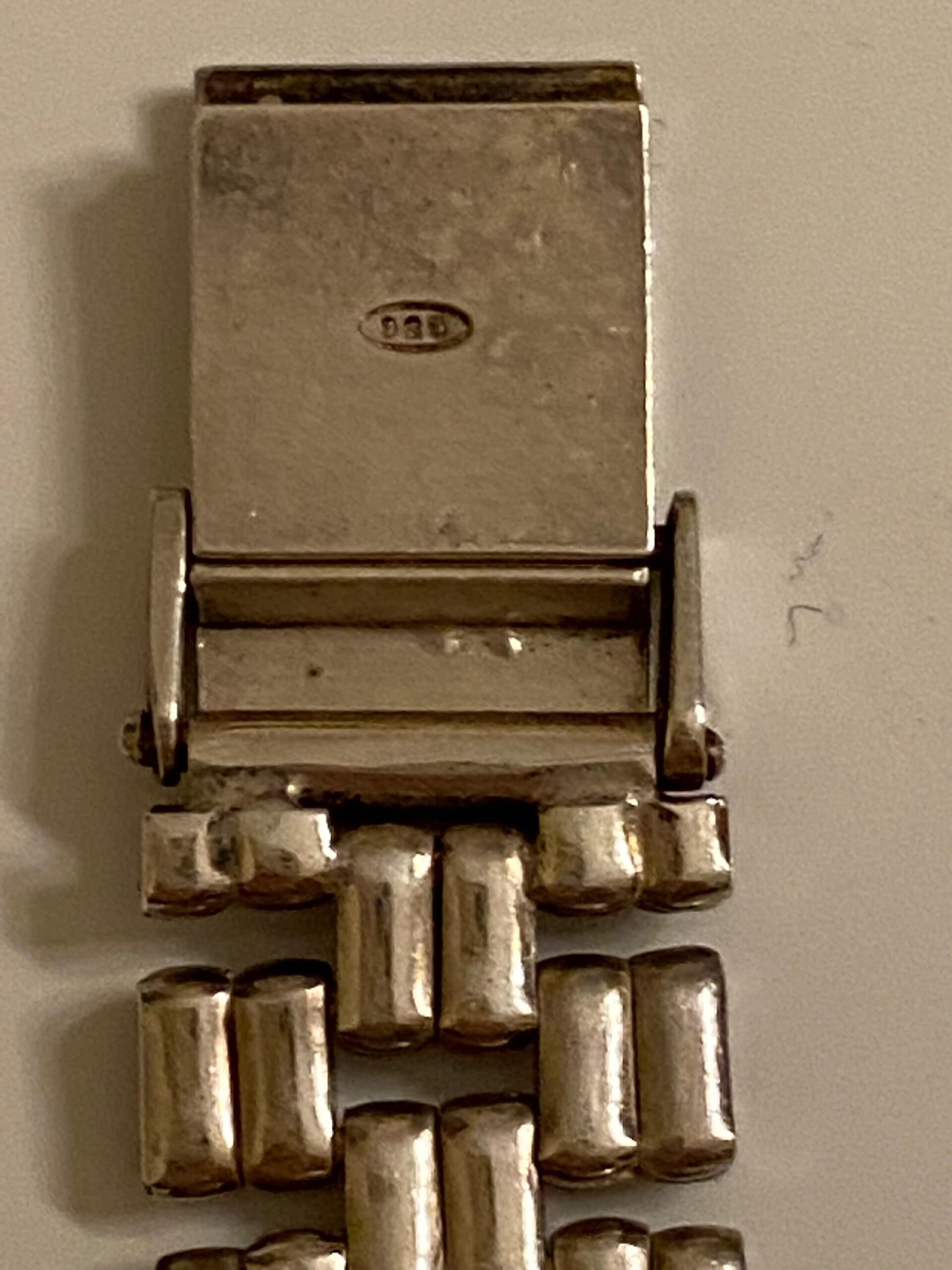 90s Wrist Watch Tempi Preziosi/Vintage sterling 925 Watch Quartz Tempi /Silvers watch/925 silver wrist watch Tempi Preziosi - immagine 8