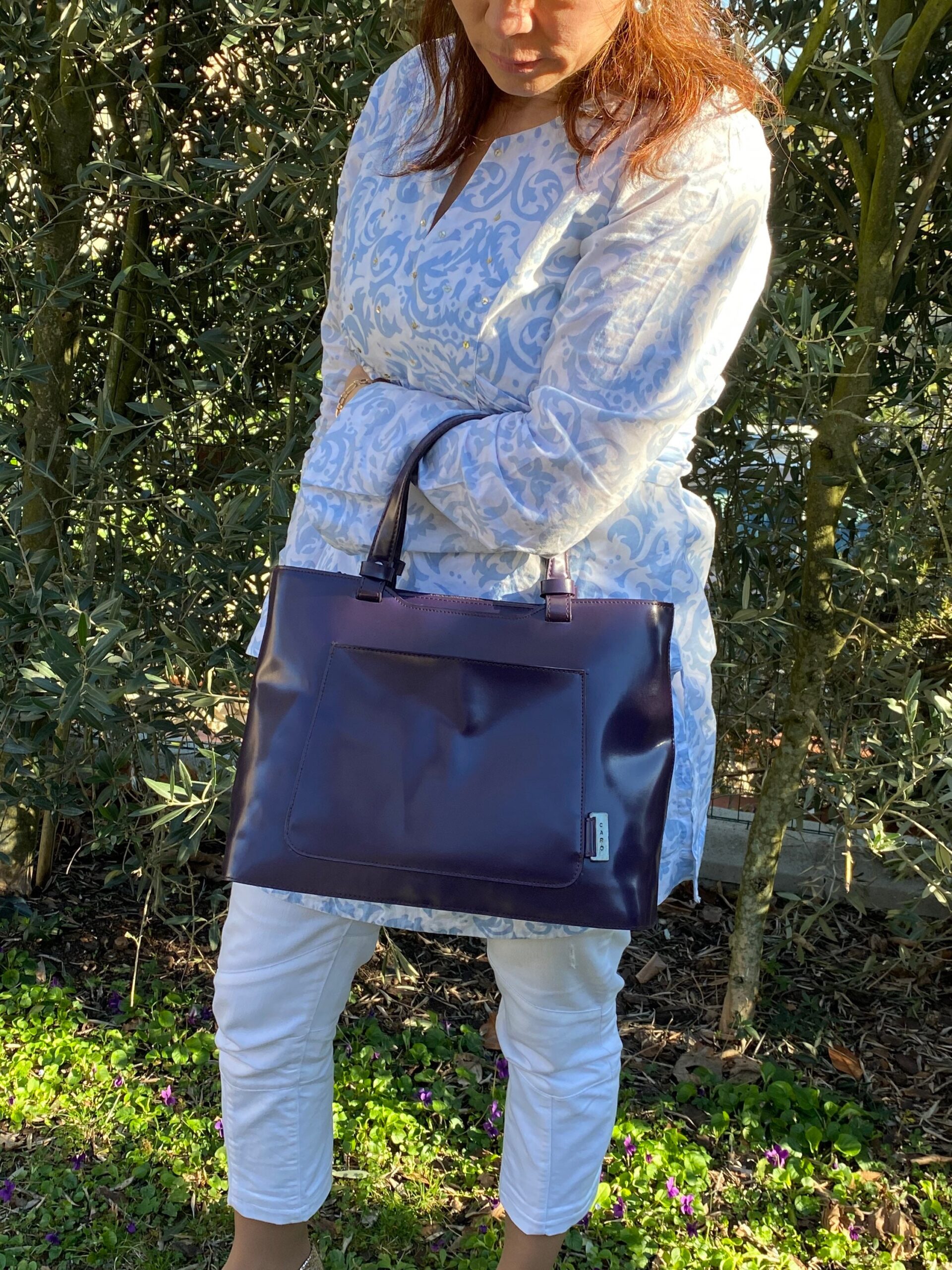 90s bag Caro/Pink leather bag Caro/Borsa Caro/vintage shoulder bag Caro/Style bag Caro - immagine 10