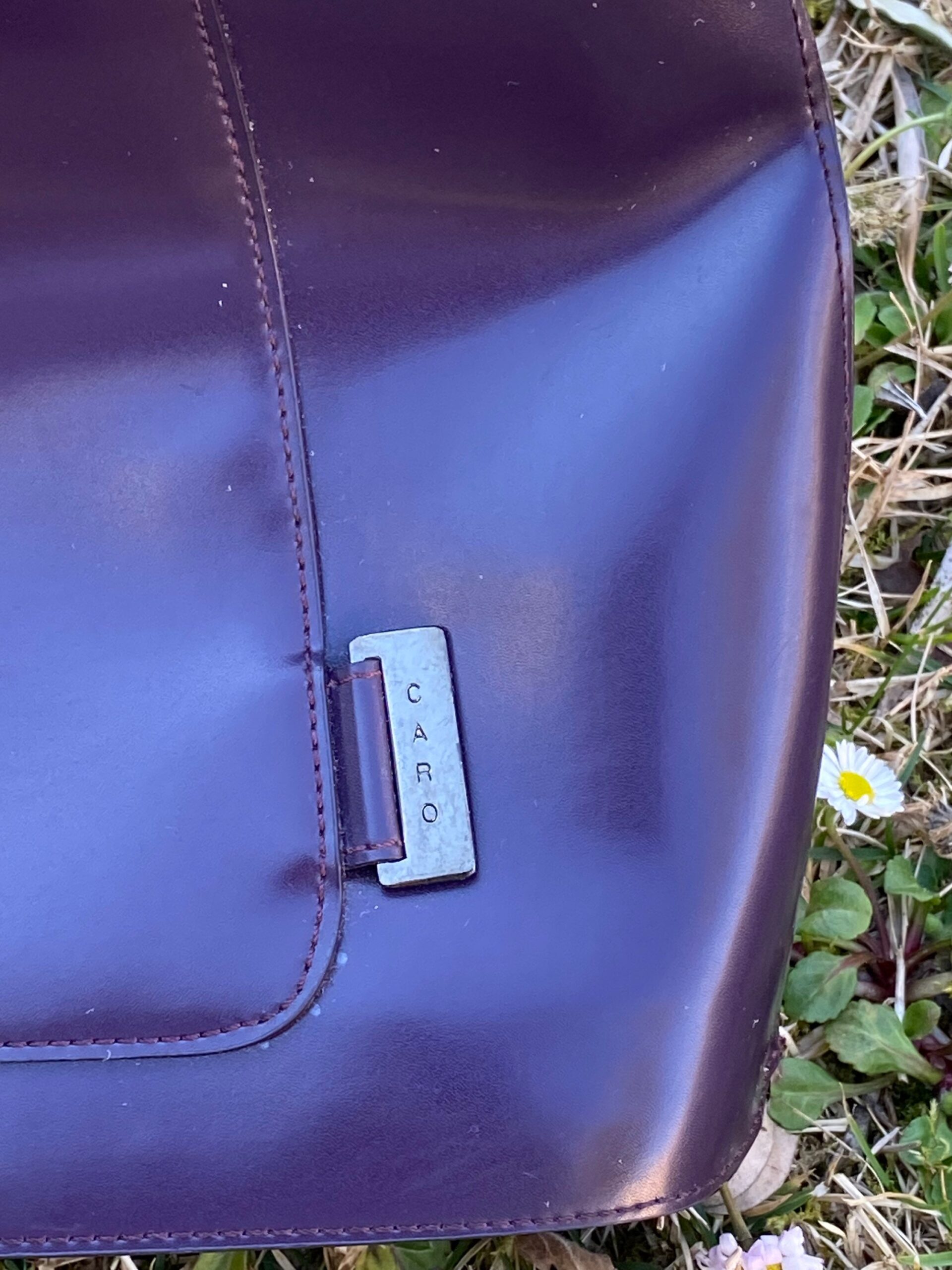 90s bag Caro/Pink leather bag Caro/Borsa Caro/vintage shoulder bag Caro/Style bag Caro - immagine 6