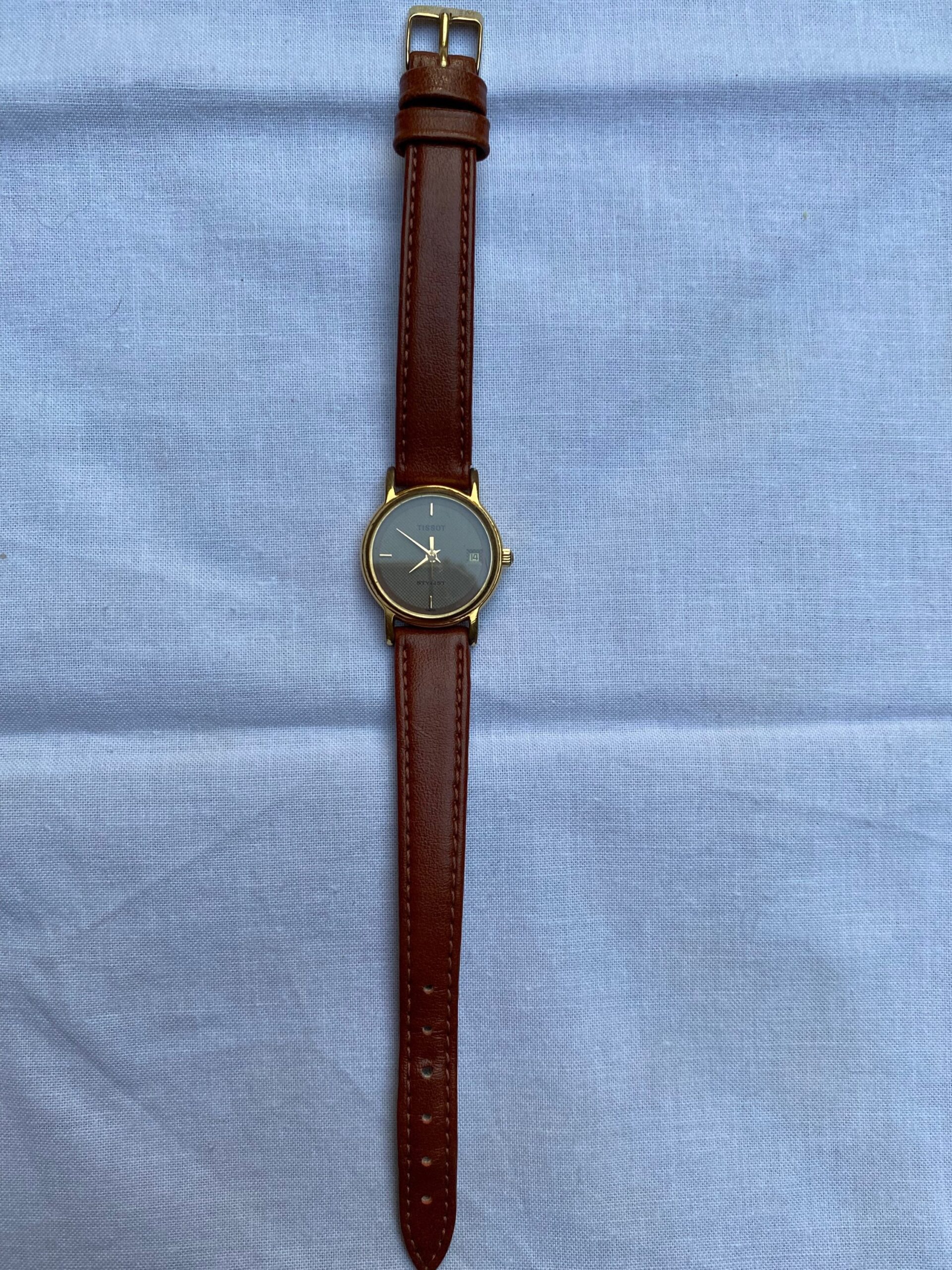 80s Wrist Watch Swiss Tissot/Swiss watch Tissot/Vintage Luxury watch Swiss Tissot/Gold watch Tissot/Watch Tissot Swiss - immagine 3