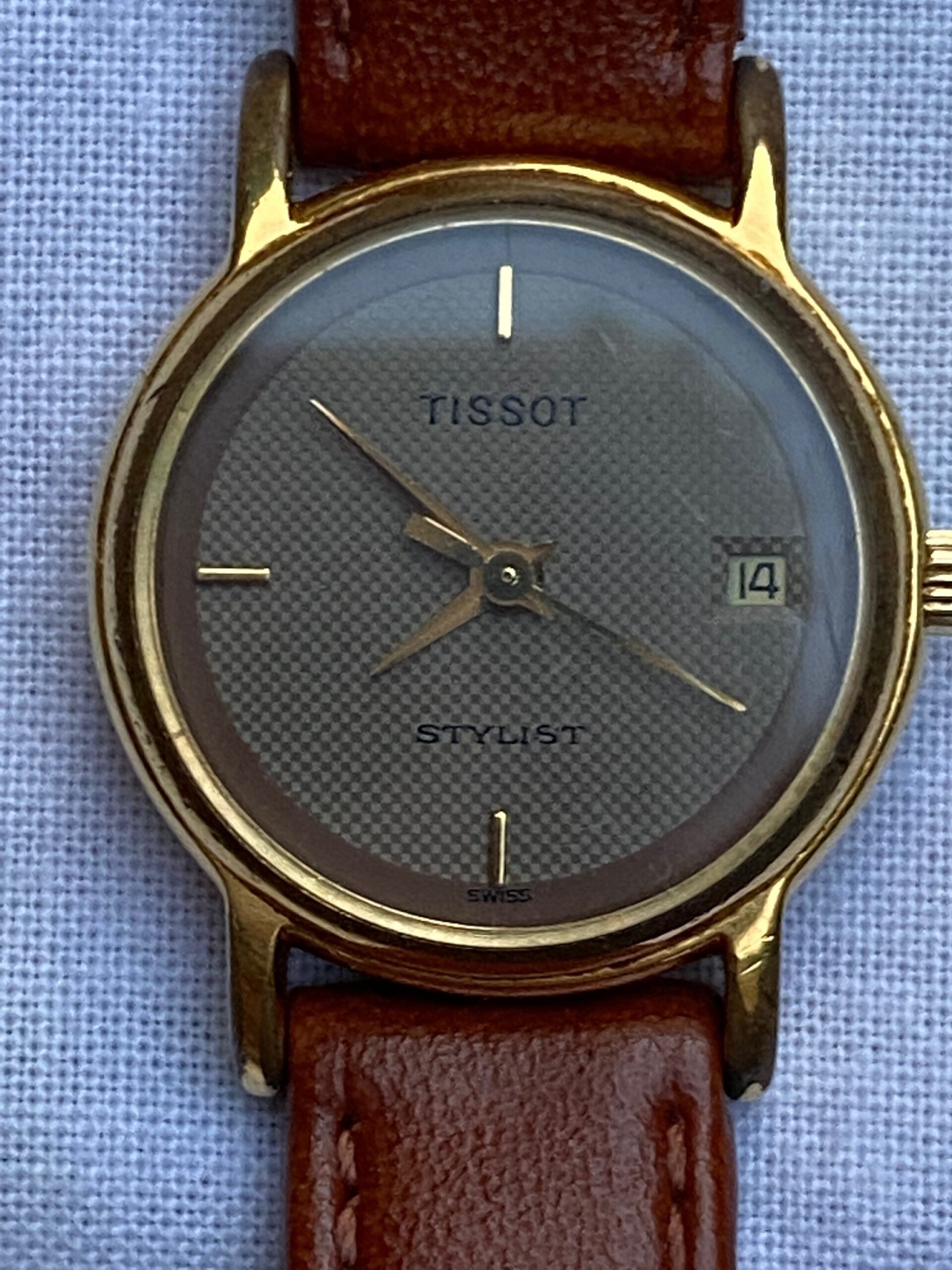 80s Wrist Watch Swiss Tissot/Swiss watch Tissot/Vintage Luxury watch Swiss Tissot/Gold watch Tissot/Watch Tissot Swiss - immagine 5