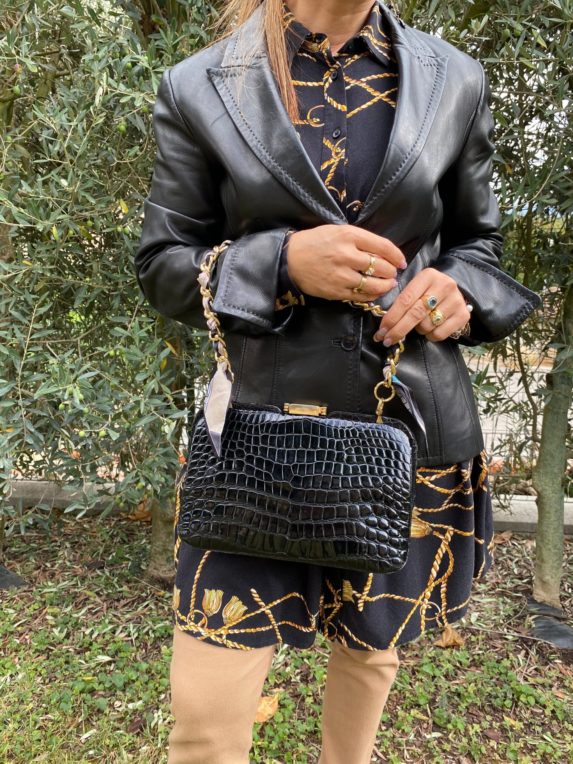 60s Vintage clutch bag Italy/Design Cocco Clutch bag/Black bag/Handmade Clutch bag/Vintage clutch bag - immagine 9