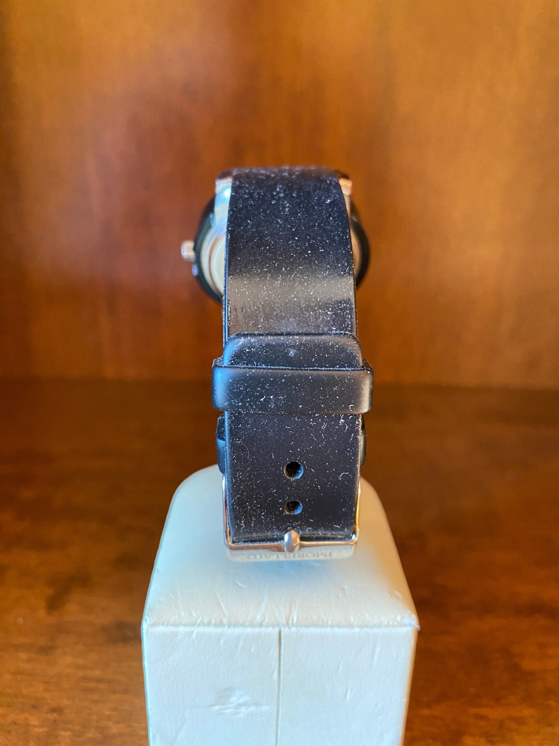 90s Wrist Watch Morellato/Quartz watch black/Orologio wristo Wristo Morellato/Watch Morellato - immagine 4