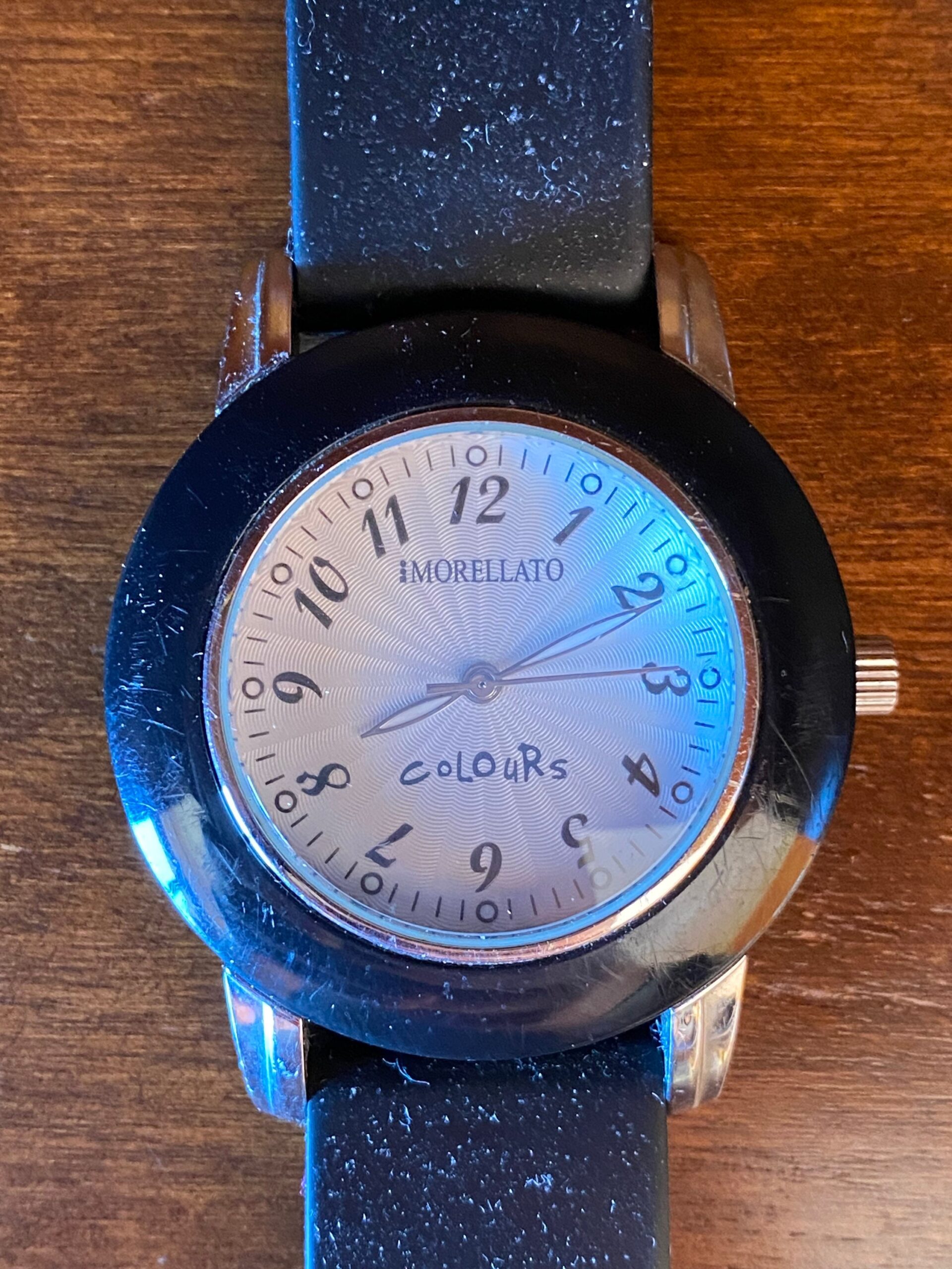 90s Wrist Watch Morellato/Quartz watch black/Orologio wristo Wristo Morellato/Watch Morellato - immagine 5