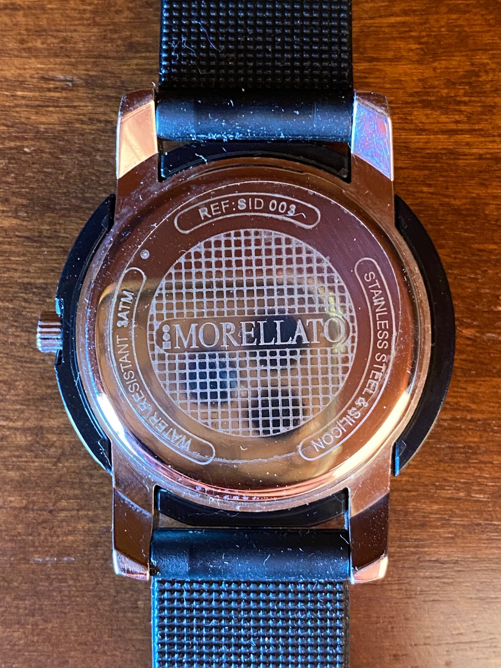 90s Wrist Watch Morellato/Quartz watch black/Orologio wristo Wristo Morellato/Watch Morellato - immagine 6