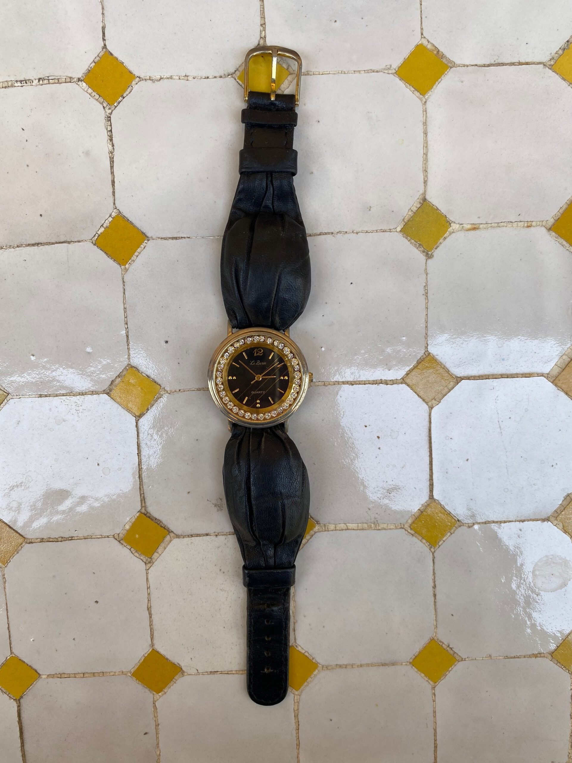 90s Vintage Wrist Watch Le Baton Italy/Watch quartz Le Baron/Le Baron wristwatch - immagine 3