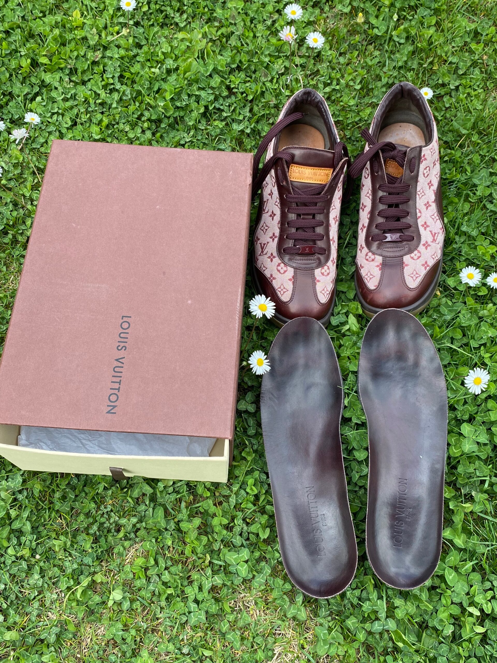 90s Authentic Vintage LV Sneakers multicolor/LV Shoes/Design Shoes Louis Vuitton monogram Limited edition Takashi Murakami - immagine 9