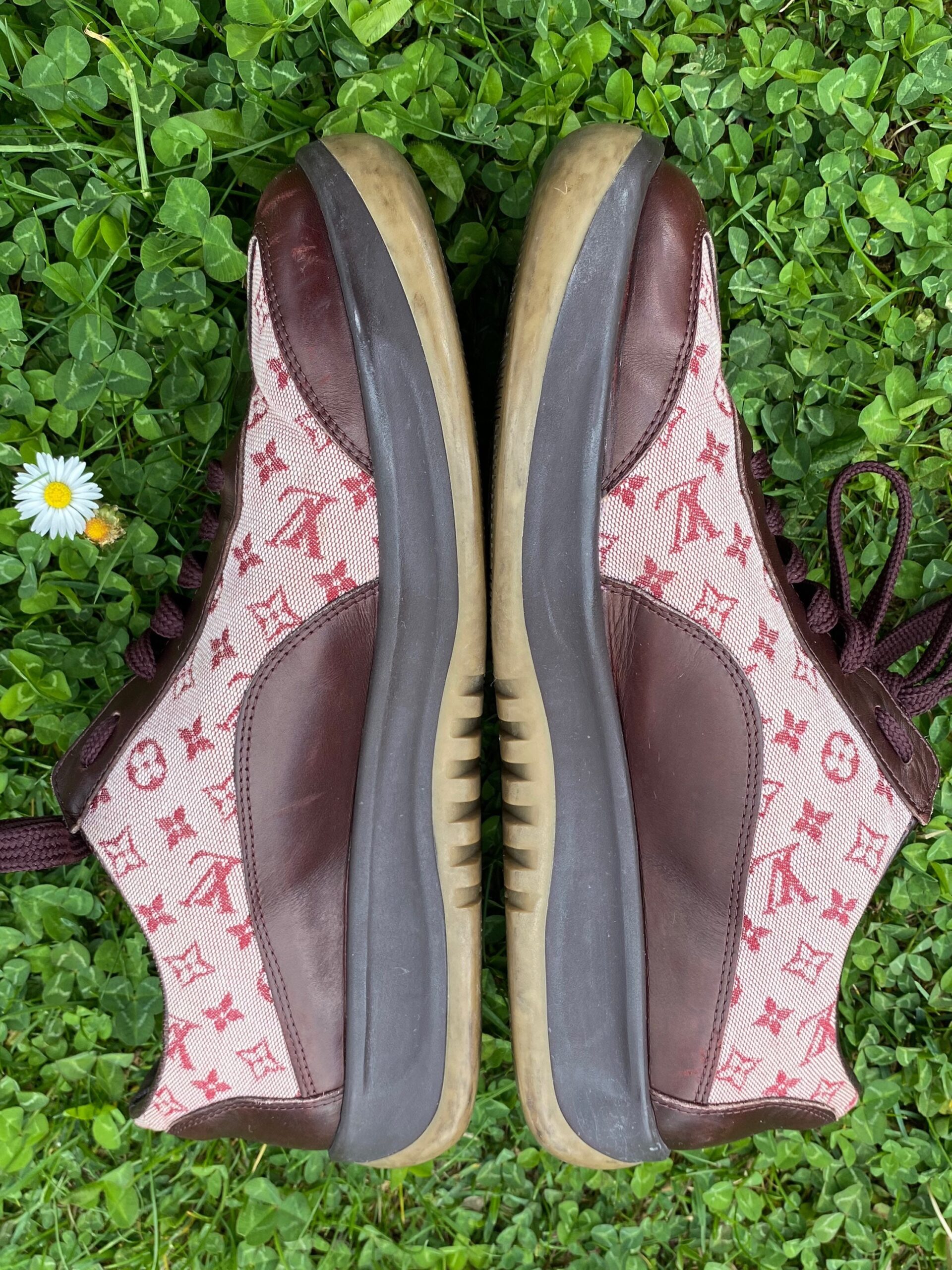 90s Authentic Vintage LV Sneakers multicolor/LV Shoes/Design Shoes Louis Vuitton monogram Limited edition Takashi Murakami - immagine 4