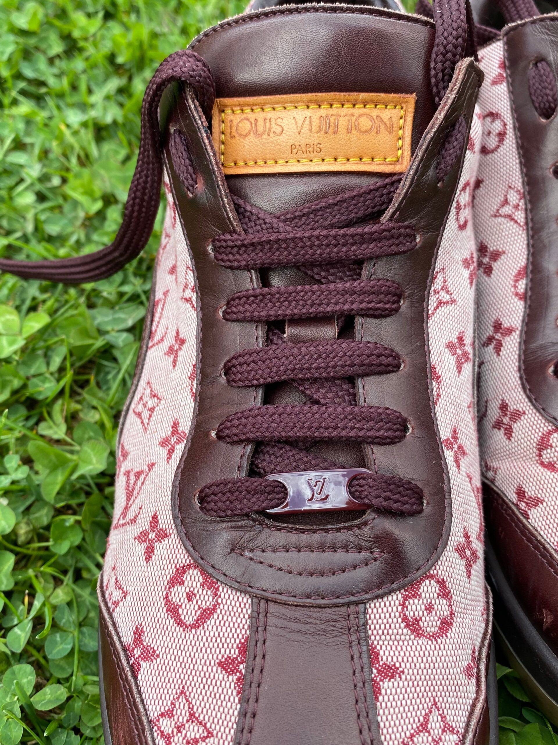 90s Authentic Vintage LV Sneakers multicolor/LV Shoes/Design Shoes Louis Vuitton monogram Limited edition Takashi Murakami - immagine 7