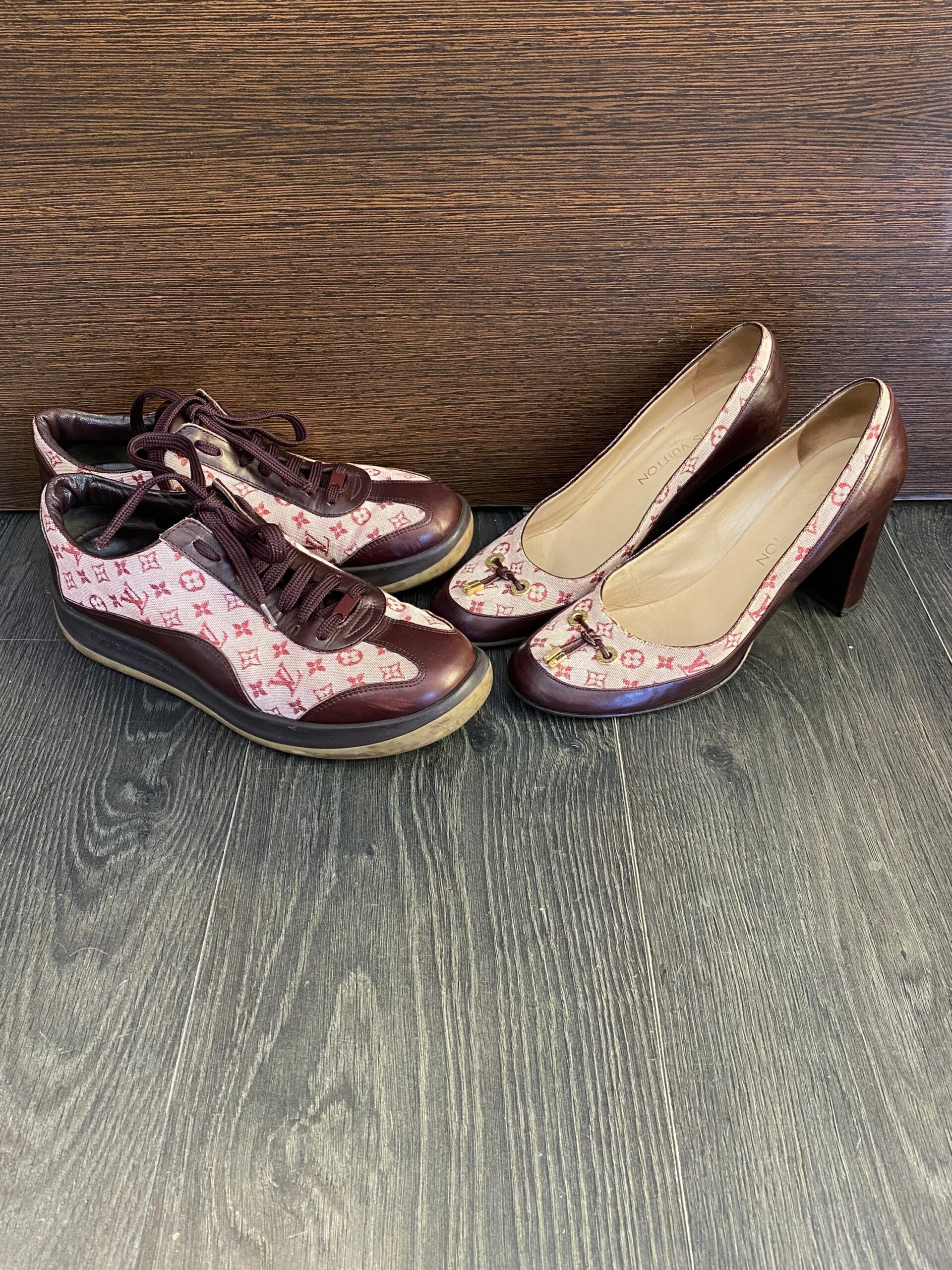 90s Authentic Vintage LV Sneakers multicolor/LV Shoes/Design Shoes Louis Vuitton monogram Limited edition Takashi Murakami - immagine 10