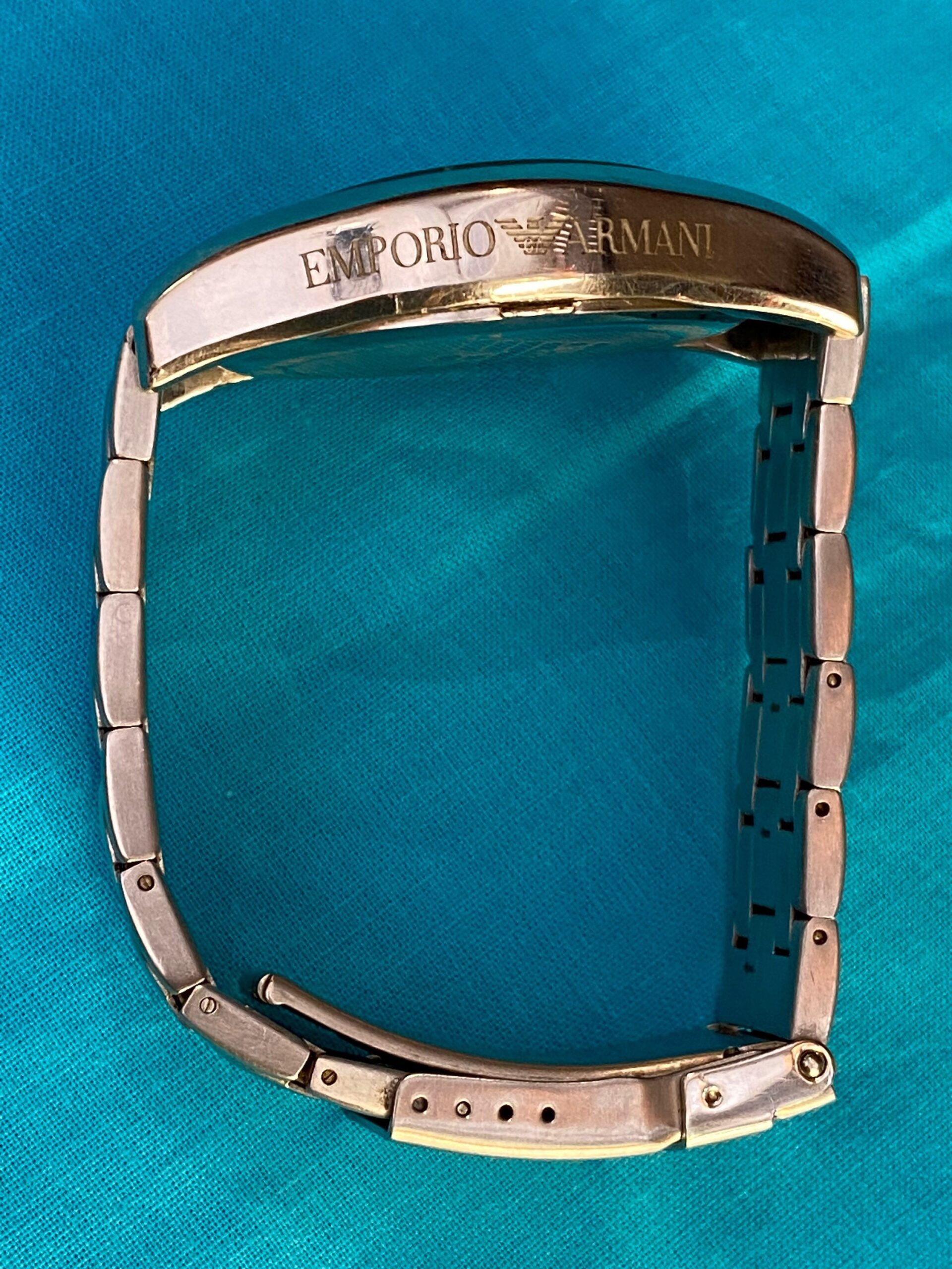 90s Vintage Wrist Watch Emporio Armani/Stainless watch Armani Quartz/vintage Armani wristwatch - immagine 5