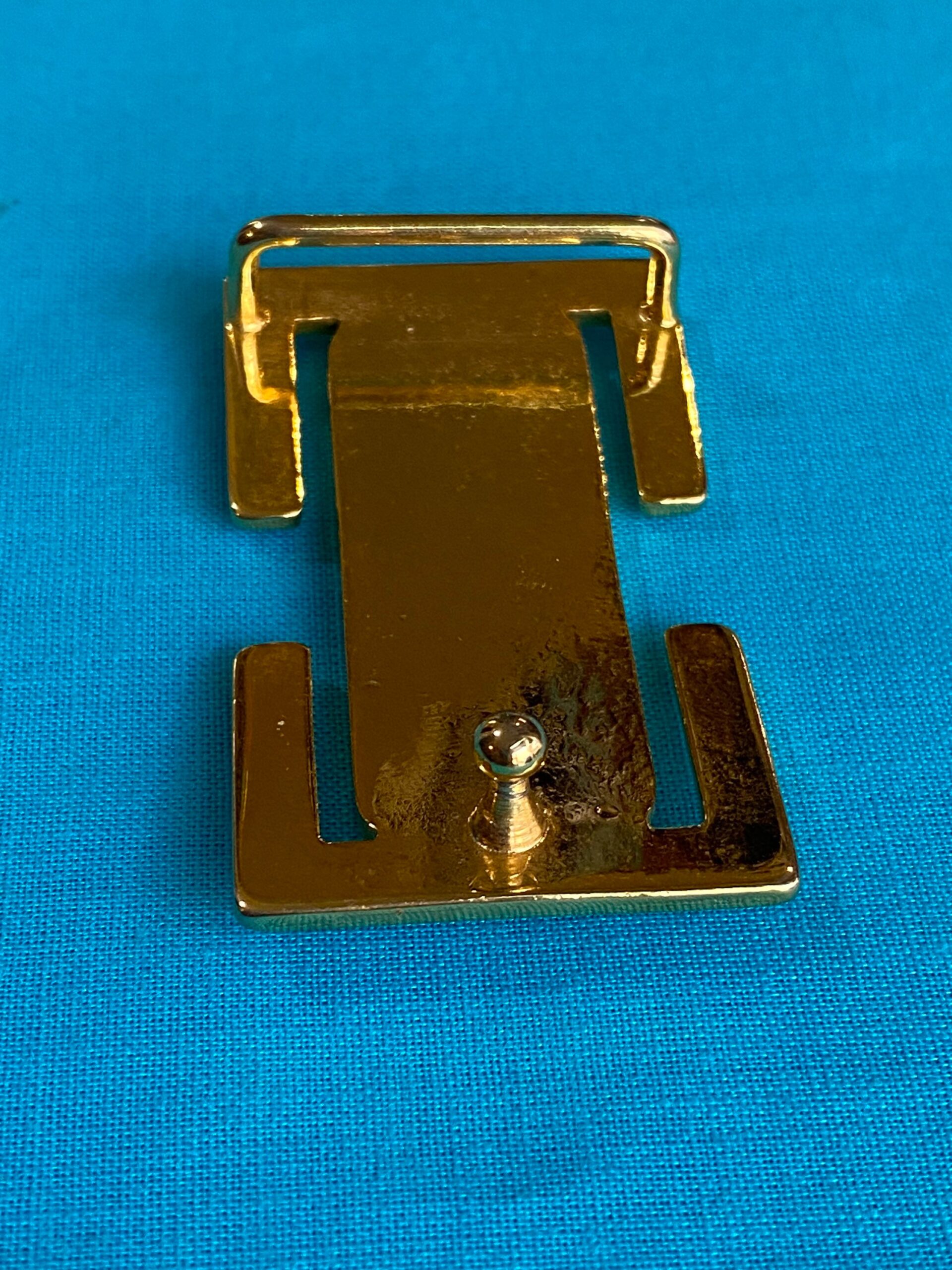 60s Vintage buckle for belt Cartier/Gold ivory buckle belt/Design buckle Cartier/Cartier buckle - immagine 4