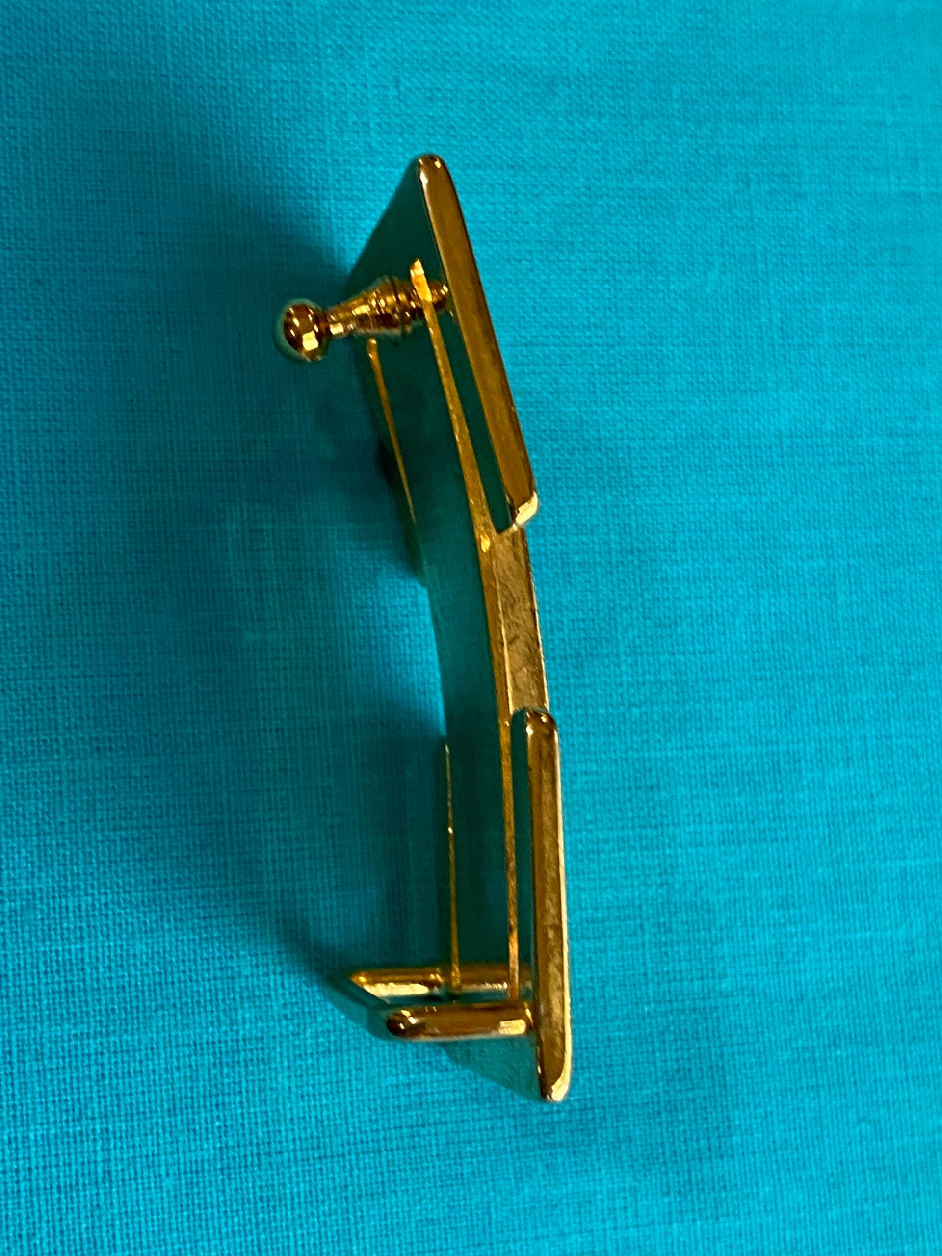 60s Vintage buckle for belt Cartier/Gold ivory buckle belt/Design buckle Cartier/Cartier buckle - immagine 6