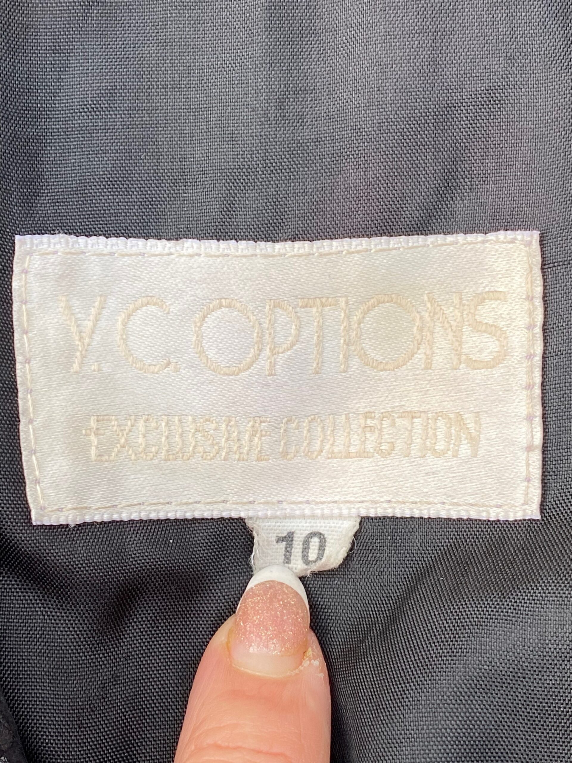 90s Vintage trench Options Exclusive Colletion/Black trench leather/Leather raincoat Y C Options vintage - immagine 9