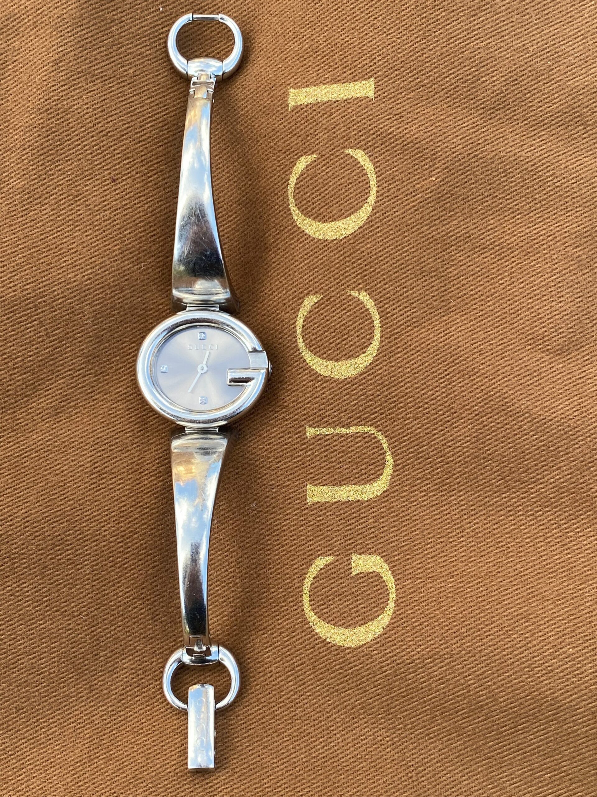 Watch Horsebit Design Gucci Firenze/Luxury Limited Edition watch Gucci/Metal silver watch G/Gucci watch in steel - immagine 5