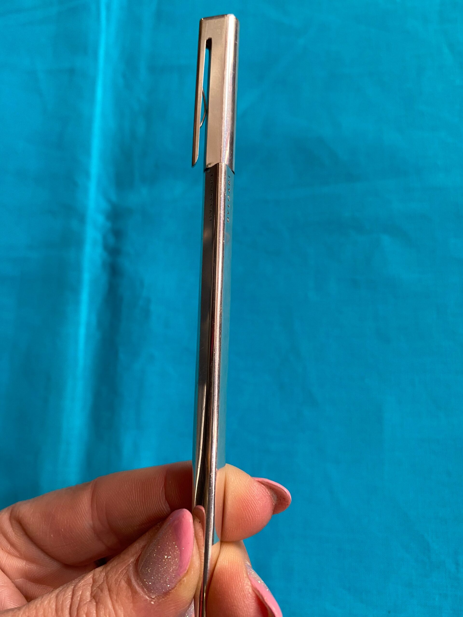 80s Vintage pen Design Bvlgari Eccentric Made Swiss/Design pen patent/Vintage pen Design Bvlgari Made Swiss - immagine 4