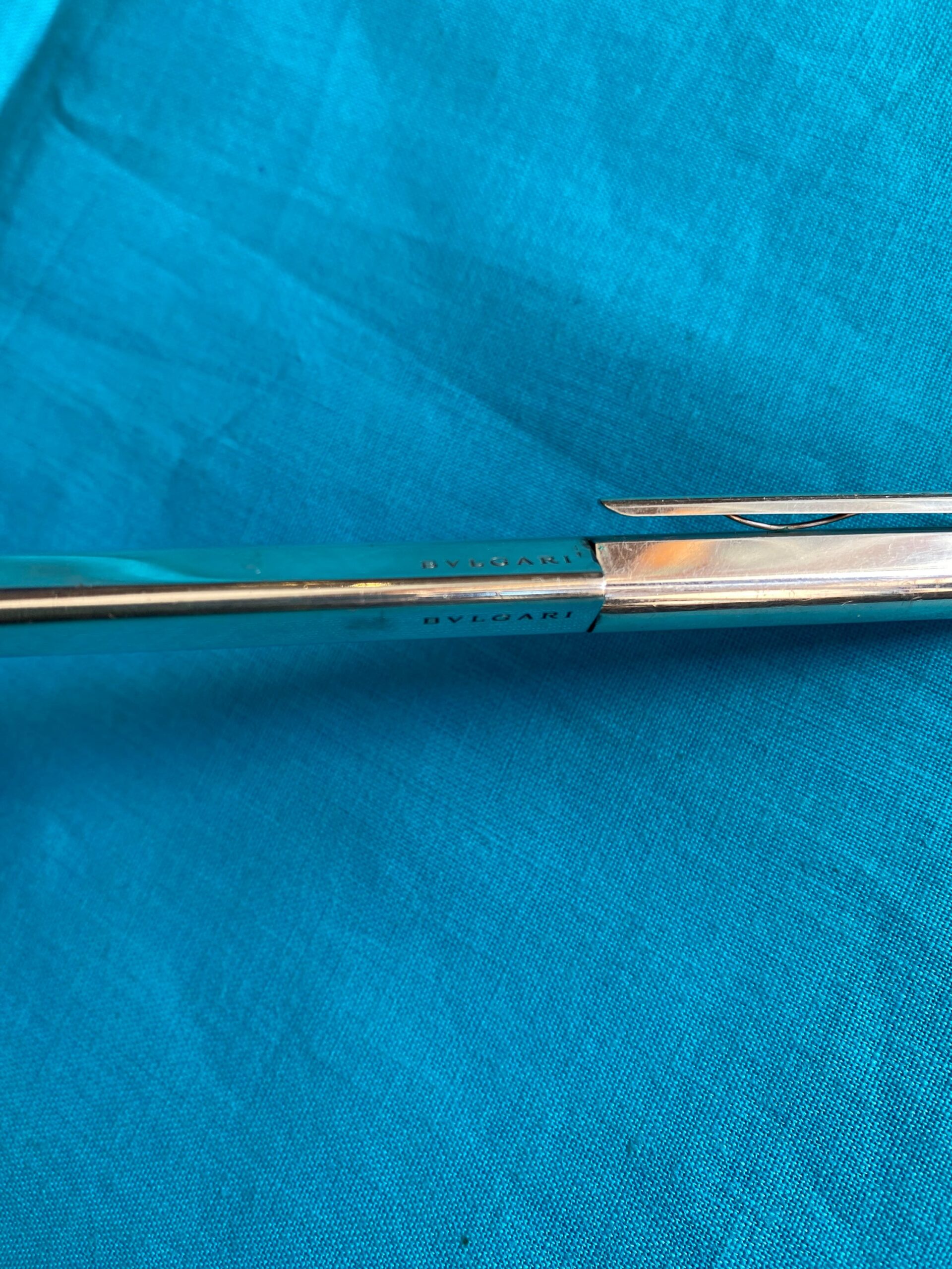 80s Vintage pen Design Bvlgari Eccentric Made Swiss/Design pen patent/Vintage pen Design Bvlgari Made Swiss - immagine 7