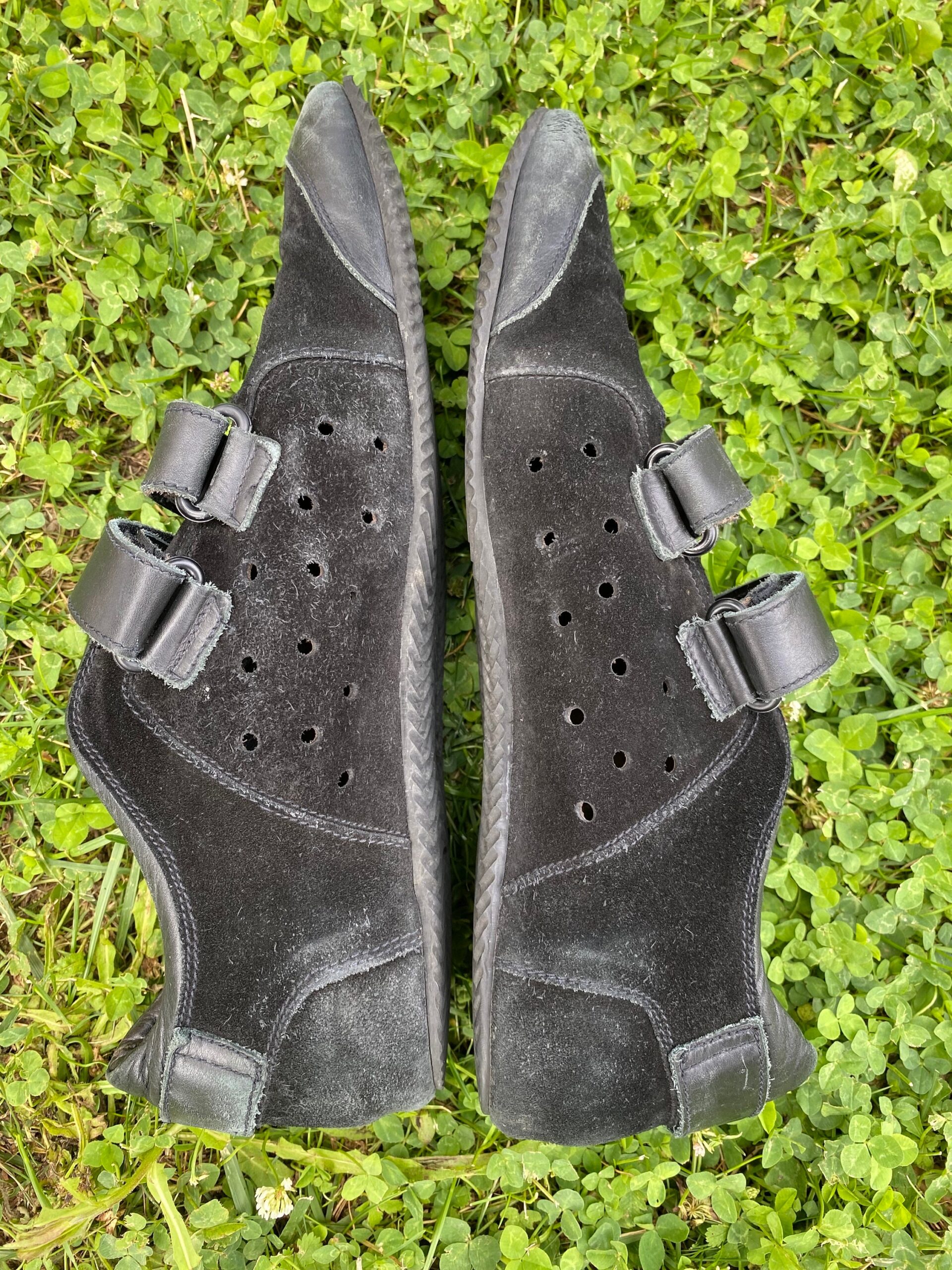 90s Authentic vintage Dolce Gabbana sneakers/Dolce Gabbana sport shoes/Design DG sneakers/Men DG sneakers/Blak sneakers chamois leather - immagine 5