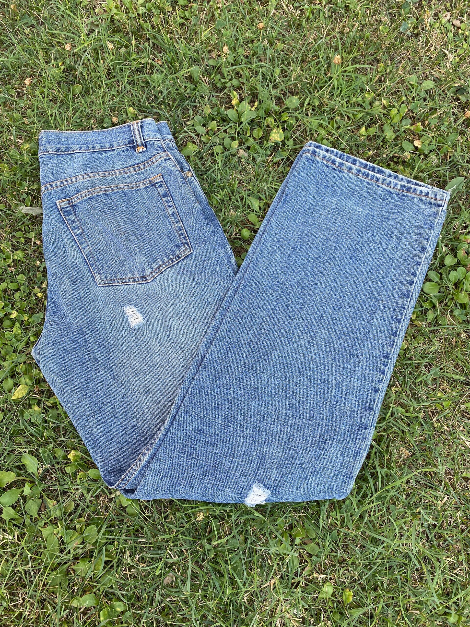 90s Vintage Jeans Keus Collection Forever/blue denim jeans/Design jeans Keus Collection/Fashion jeans Keus/Jeans Forever - immagine 3