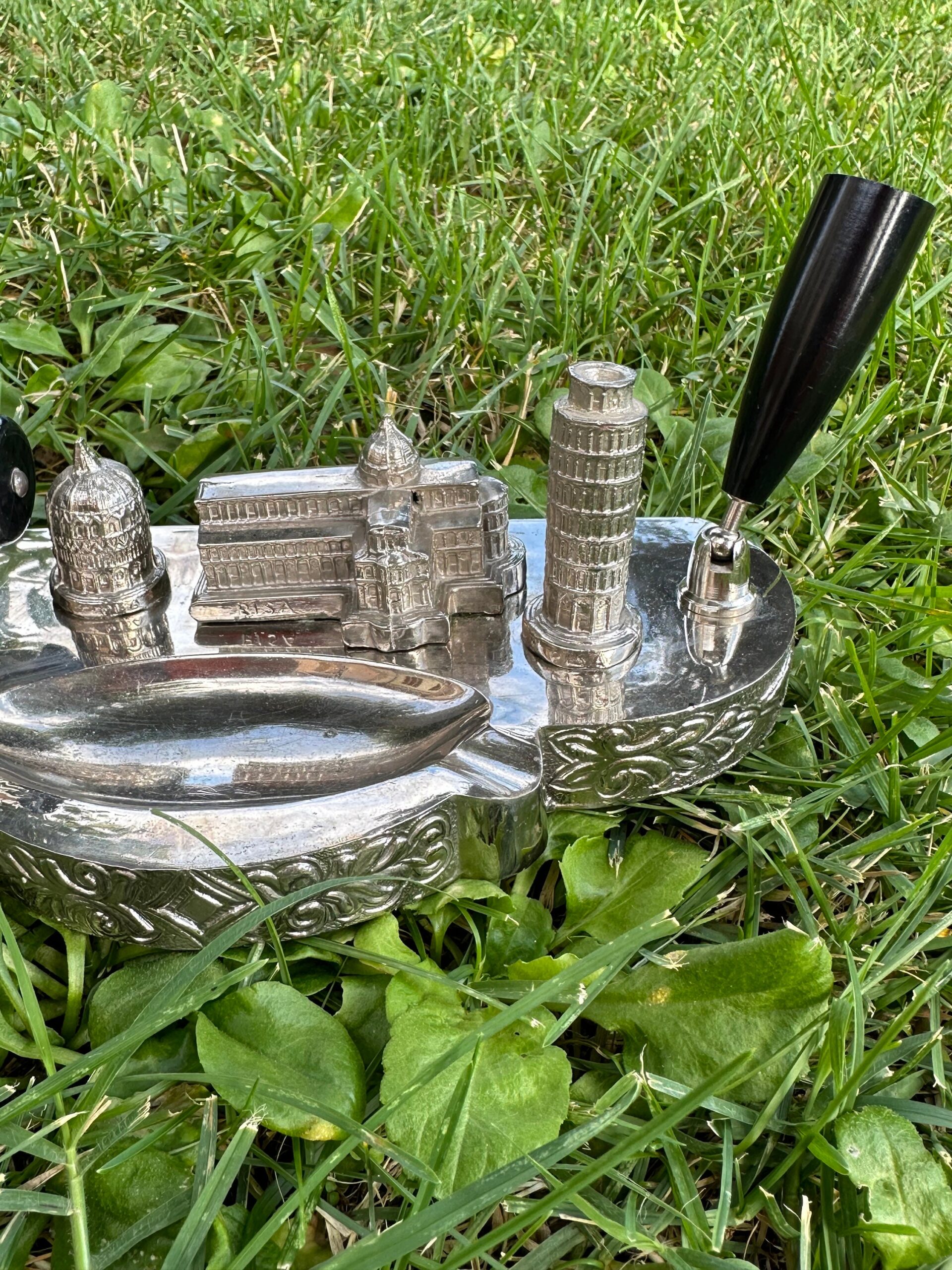 60s Vintage Office Desk organizer Pisa, Italy/Vintage office accessories/Elegant desk set/Prestige Desk calendar Pisa - immagine 3