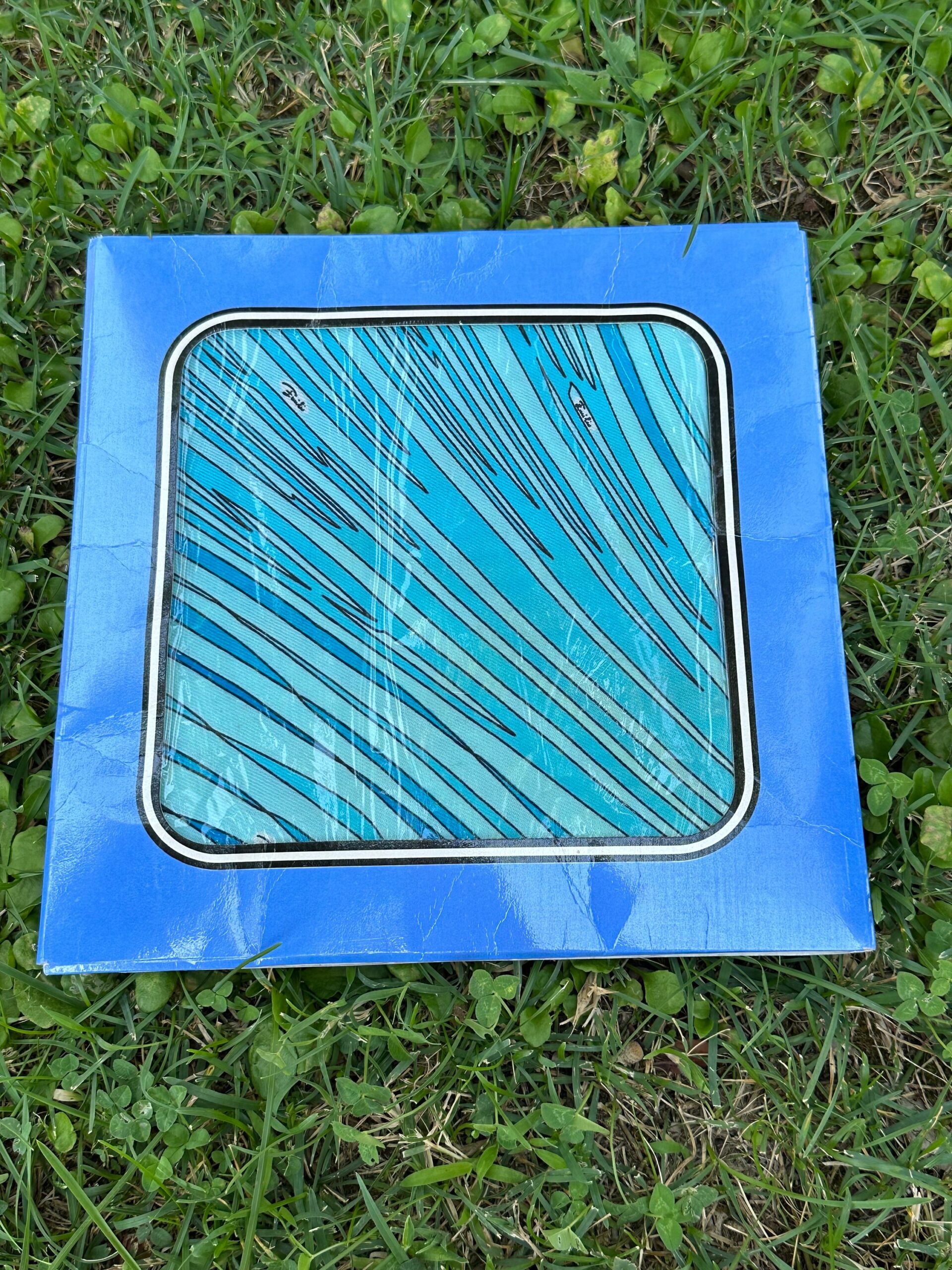 70s Vintage scarf EMILIO PUCCI Florenzia/Blue scarf wool/Rare Design scarf Pucci/Emilio Pucci wool scarf 70s - immagine 3