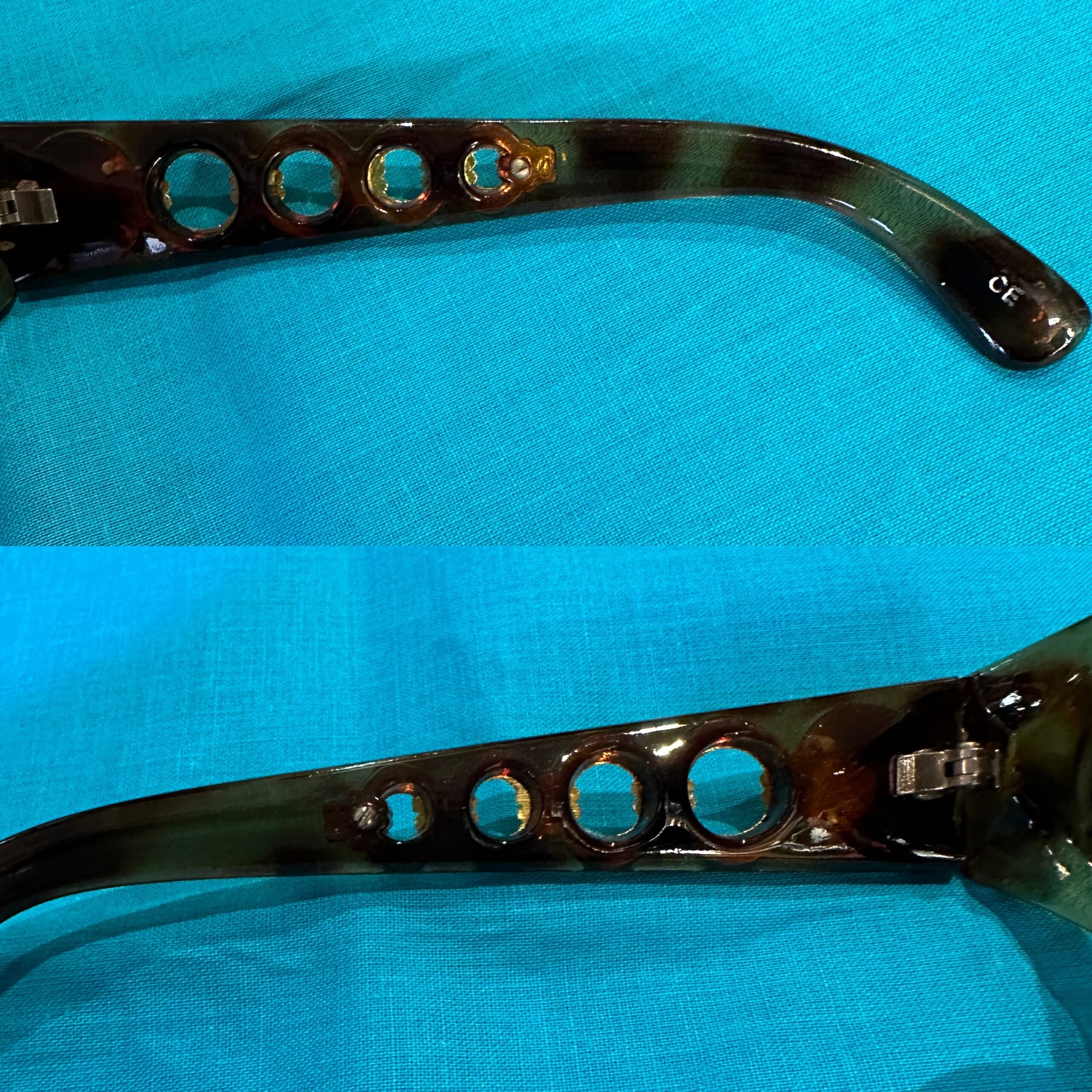 80s Vintage sun glasses Versace Medusa/Versace sunglasses/Design Luxury sun glasses Versace Gold Medusa/Brown glasses Versace - immagine 6
