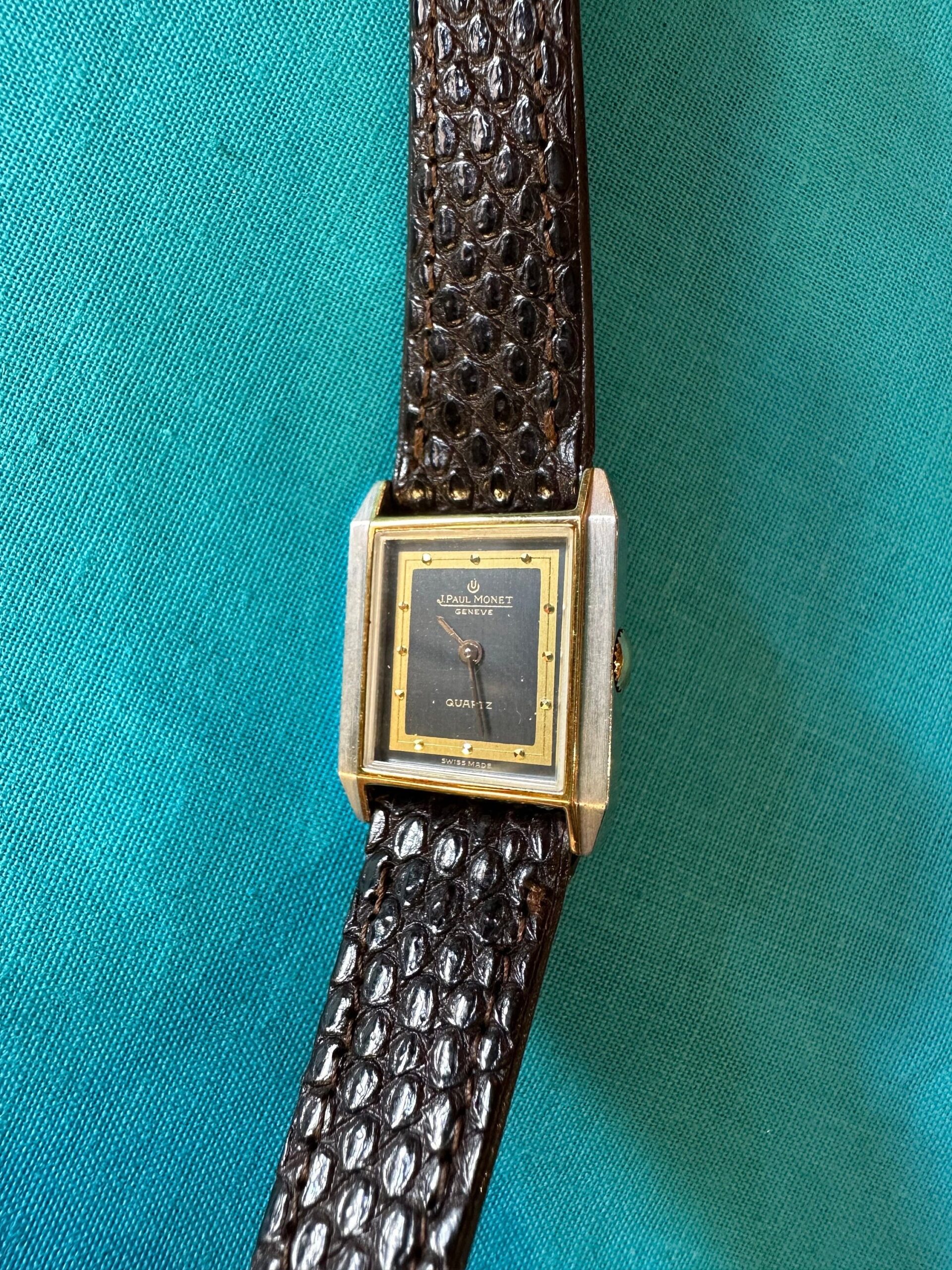 80s Vintage watch J Paul Monet Geneve Swiss/Wrist watch Monet/Quartz watch J Paul Monet/Women's wristwatch J Paul Monet Geneve - immagine 6