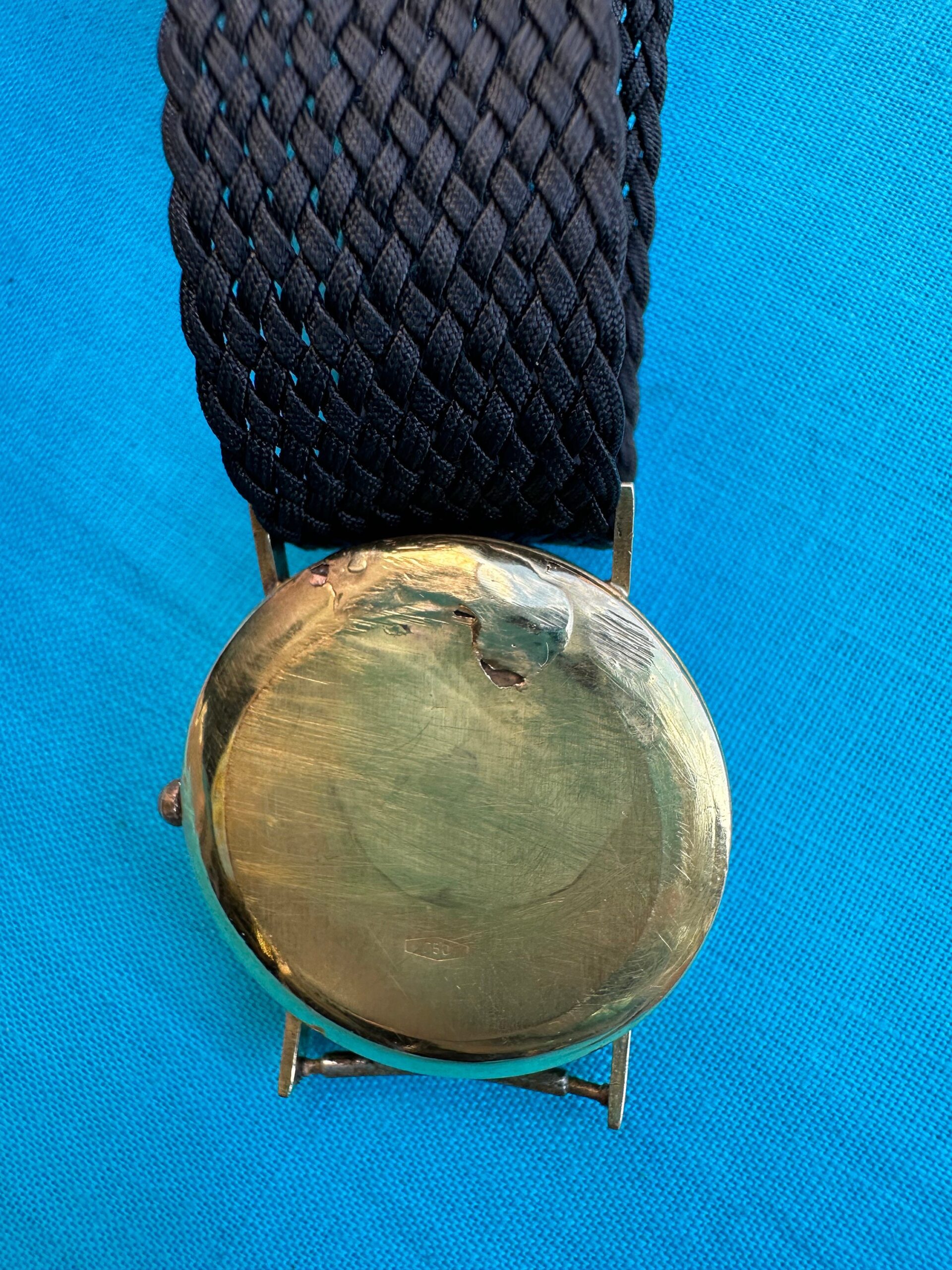 80s Vintage Gold watch Geneve Swiss/Geneve watch Gold 750/Geneve Swiss wristwatch/Rare watch gold Geneve - immagine 2