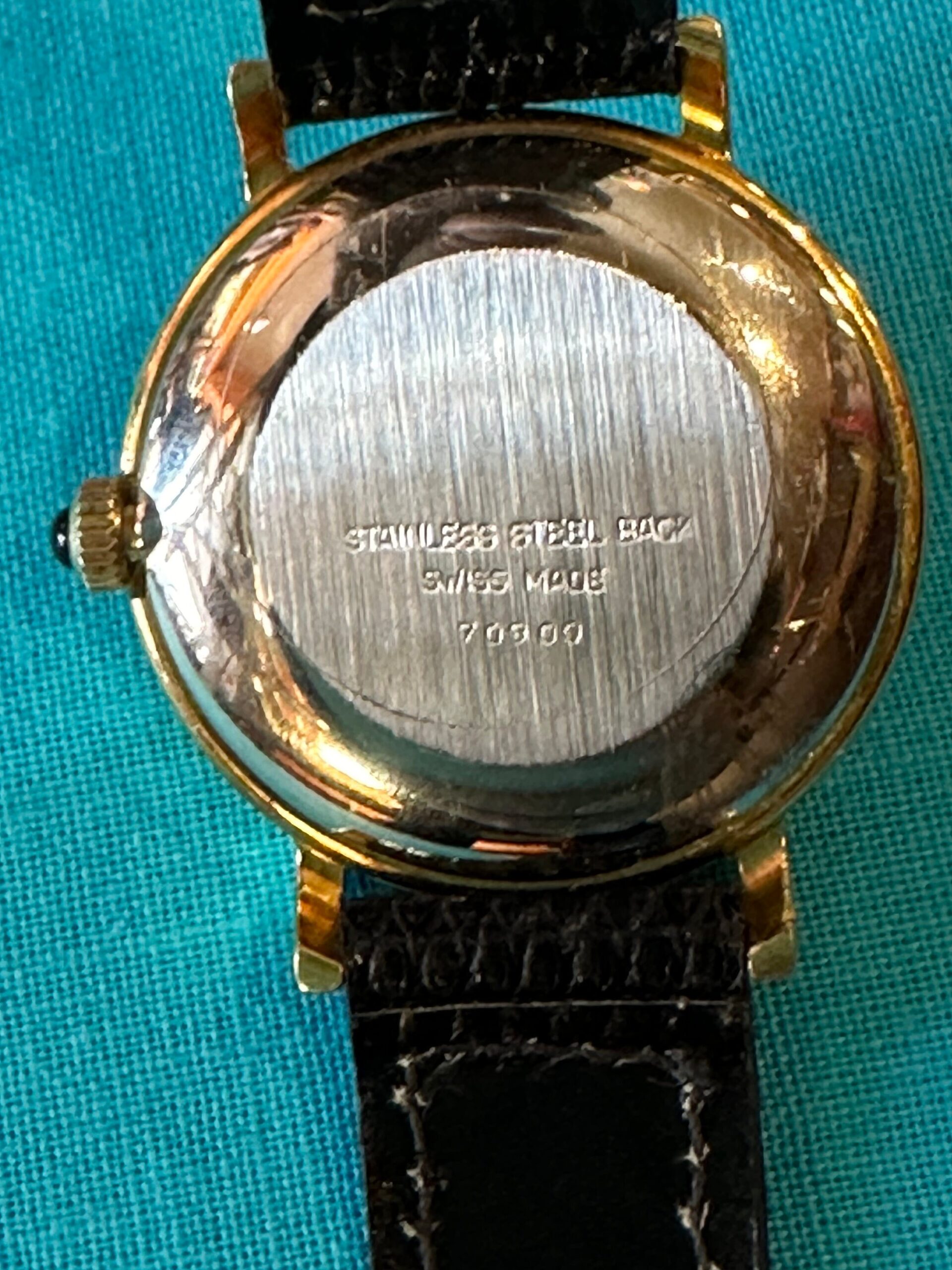 80s Vintage watch Clay Montier Swiss/Wrist Watch mechanical Swiss Clay Montier/Gold watch Steel unisex/Wrist watch Clay Montier Swiss - immagine 2