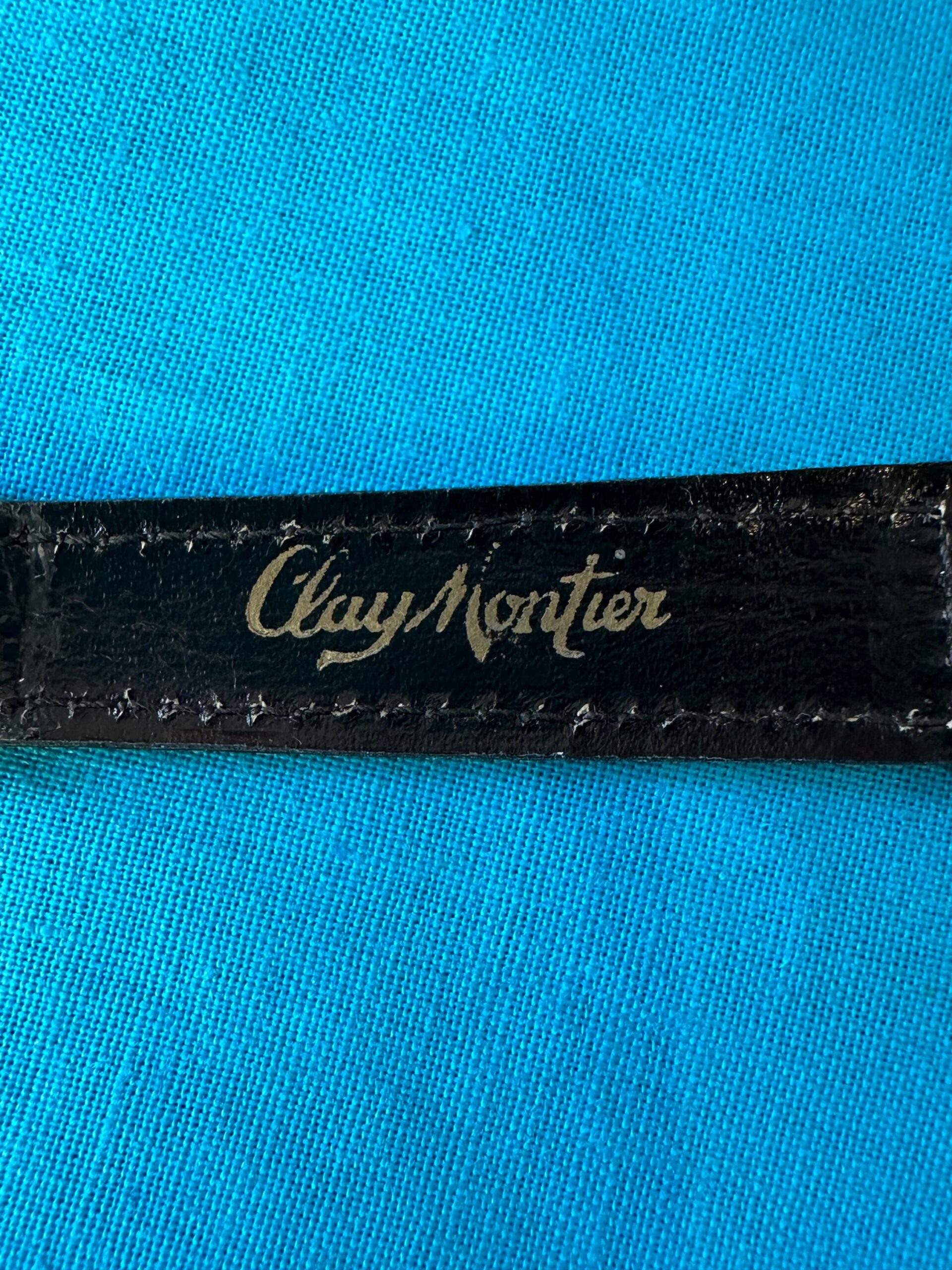 80s Vintage watch Clay Montier Swiss/Wrist Watch mechanical Swiss Clay Montier/Gold watch Steel unisex/Wrist watch Clay Montier Swiss - immagine 3
