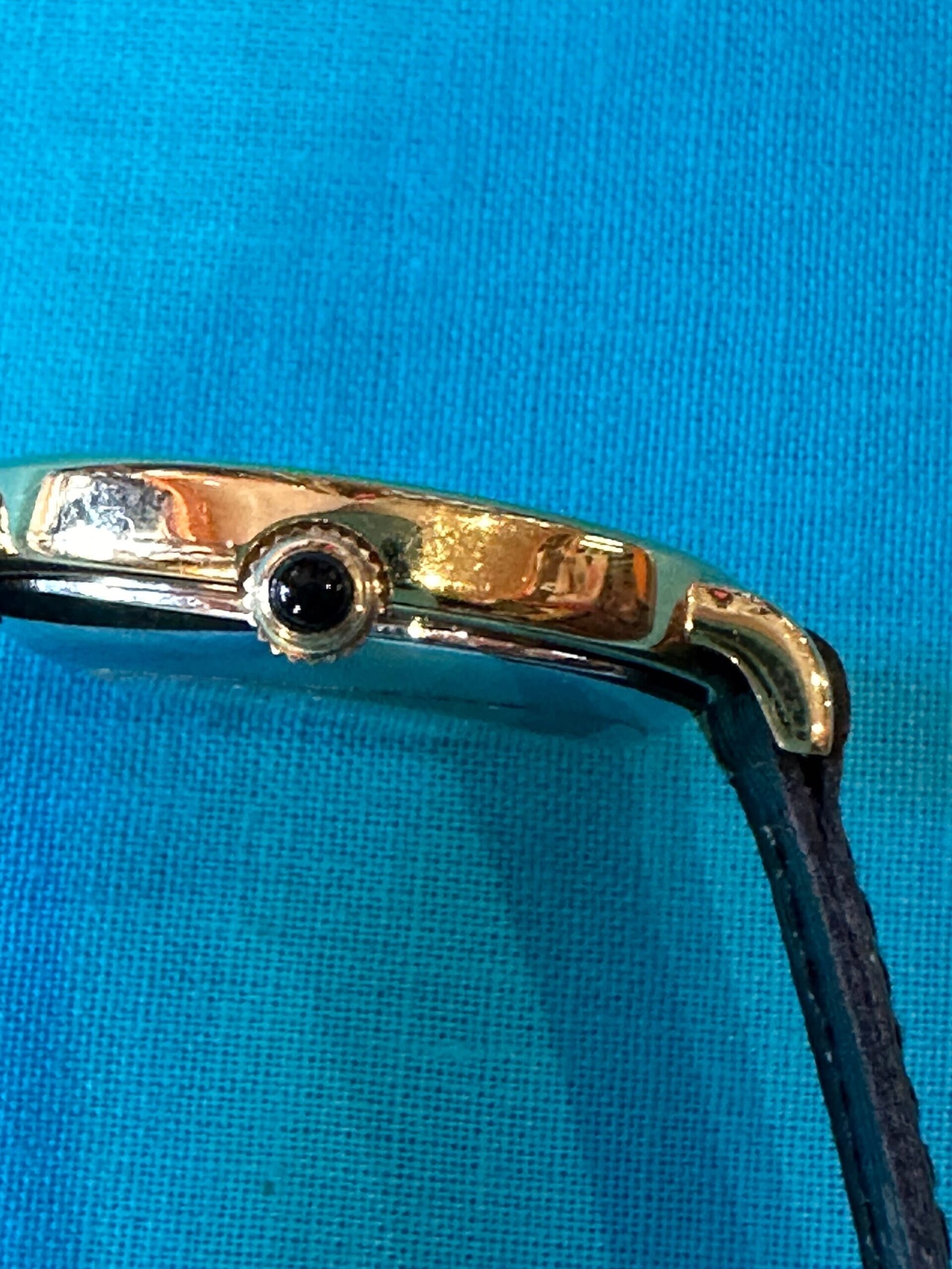 80s Vintage watch Clay Montier Swiss/Wrist Watch mechanical Swiss Clay Montier/Gold watch Steel unisex/Wrist watch Clay Montier Swiss - immagine 6