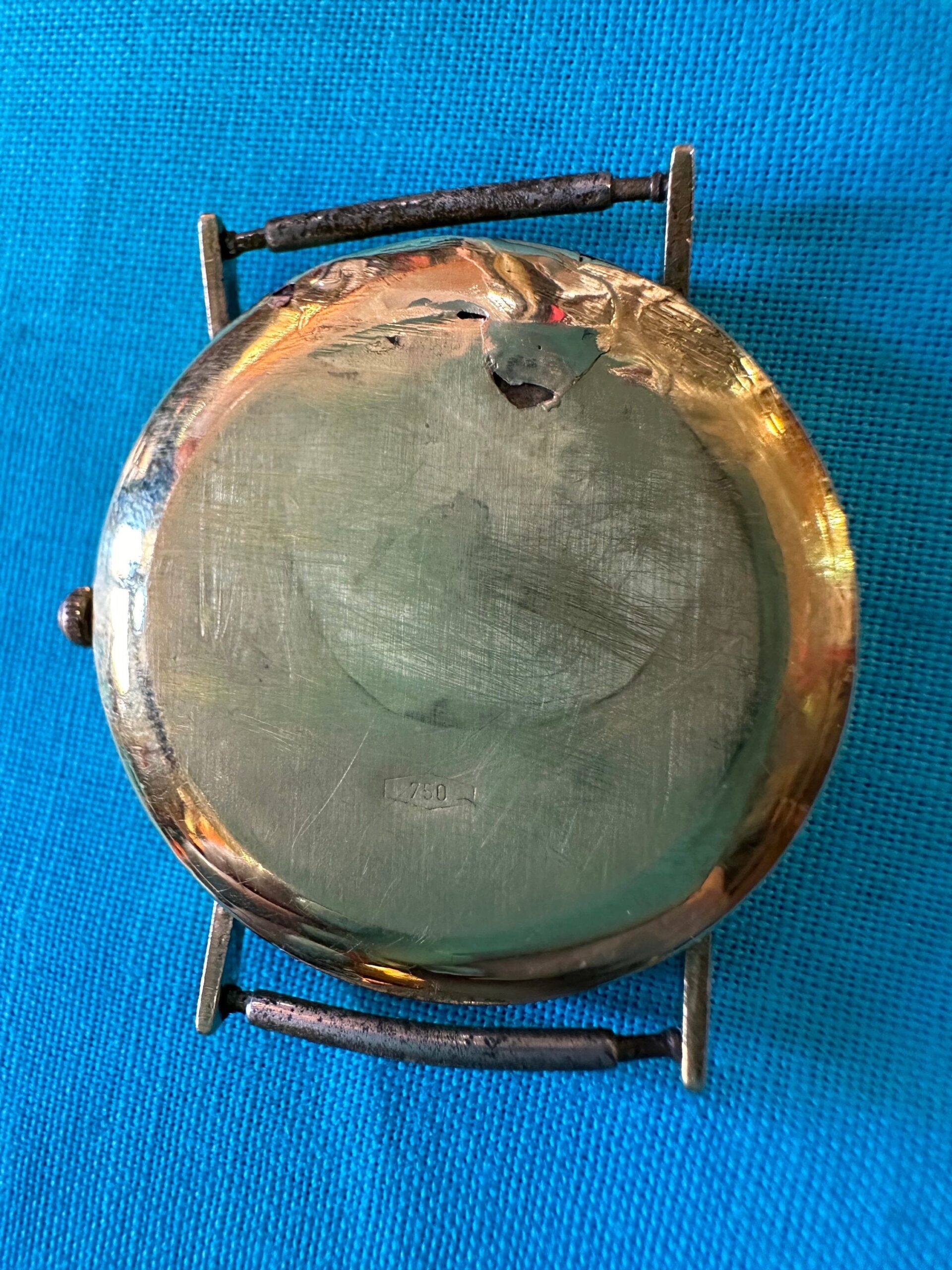 80s Vintage Gold watch Geneve Swiss/Geneve watch Gold 750/Geneve Swiss wristwatch/Rare watch gold Geneve - immagine 10