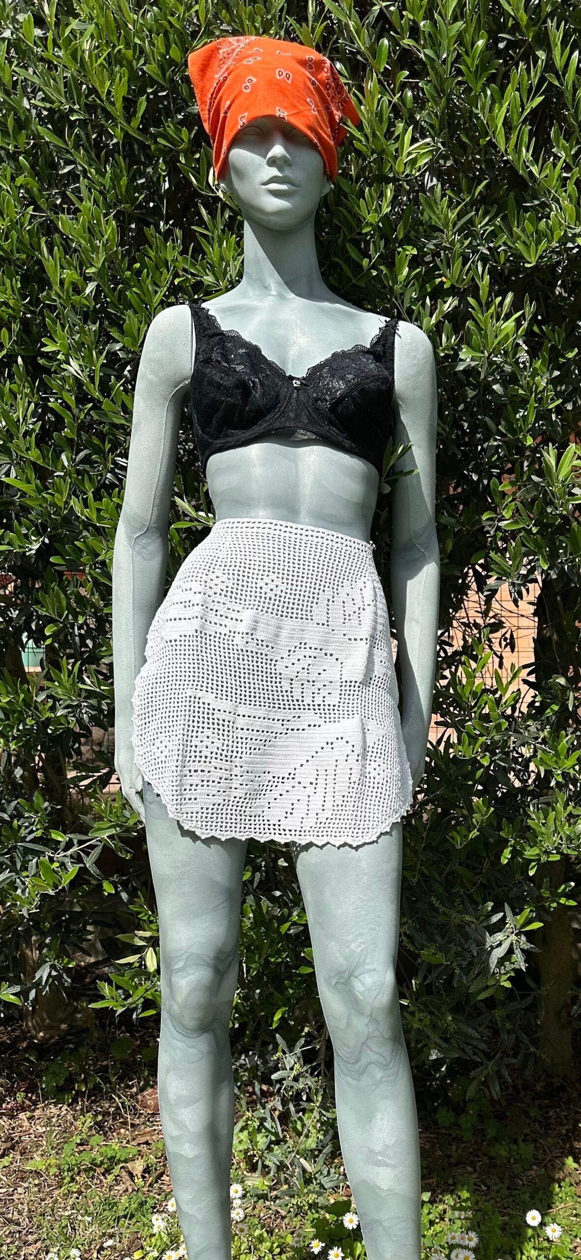 90s Vintage bra Pierre Cardin/Noir bra lace nylon/Rare bra Design Pierre Cardin/Rare bra Pierre Cardin black - immagine 10