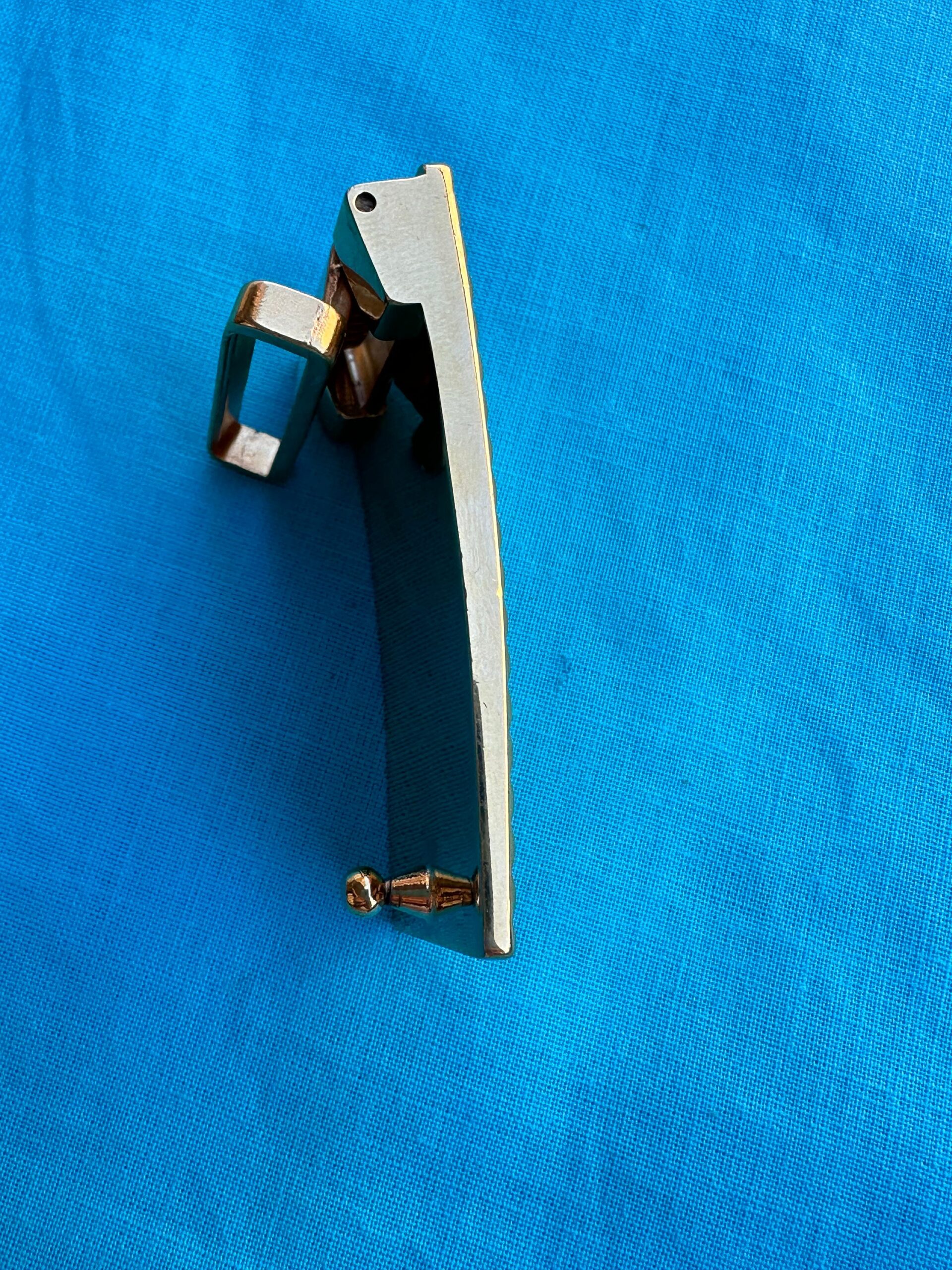80s Vintage buckle Givenchy for belt/Gold buckle belt/Design rare buckle for belt Givenchy/Vintage gold Givenchy buckle - immagine 6