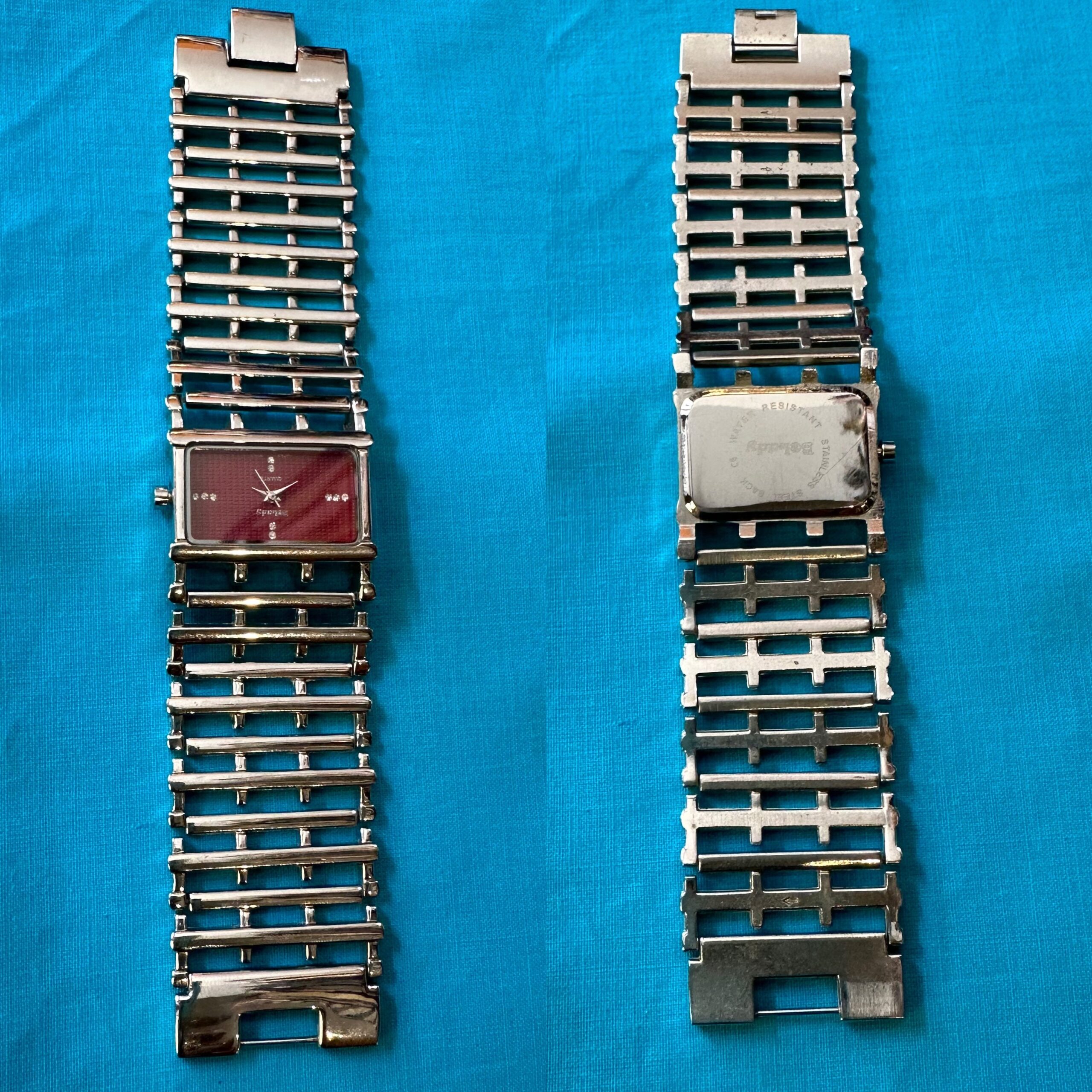 Vintage wrist watch Lady Japan/Rare Quartz watch Lagy/Orologio wristwatch Lady Japan/Watch with strass Lady - immagine 2
