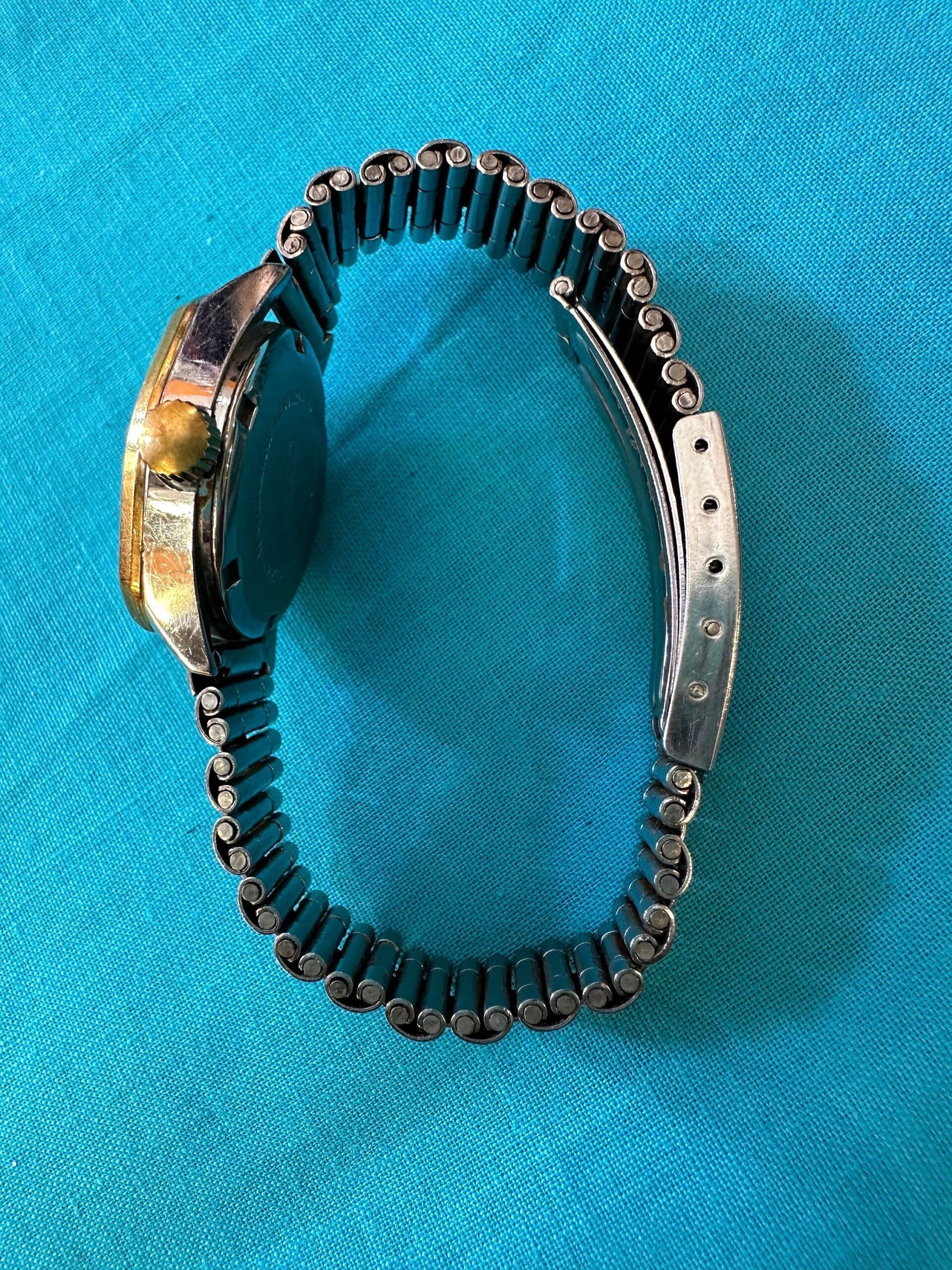 80s Vintage wrist watch Zedon Geneve/Rare Quartz watch Geneve Zedon/Zedon Geneve wristwatch - immagine 3
