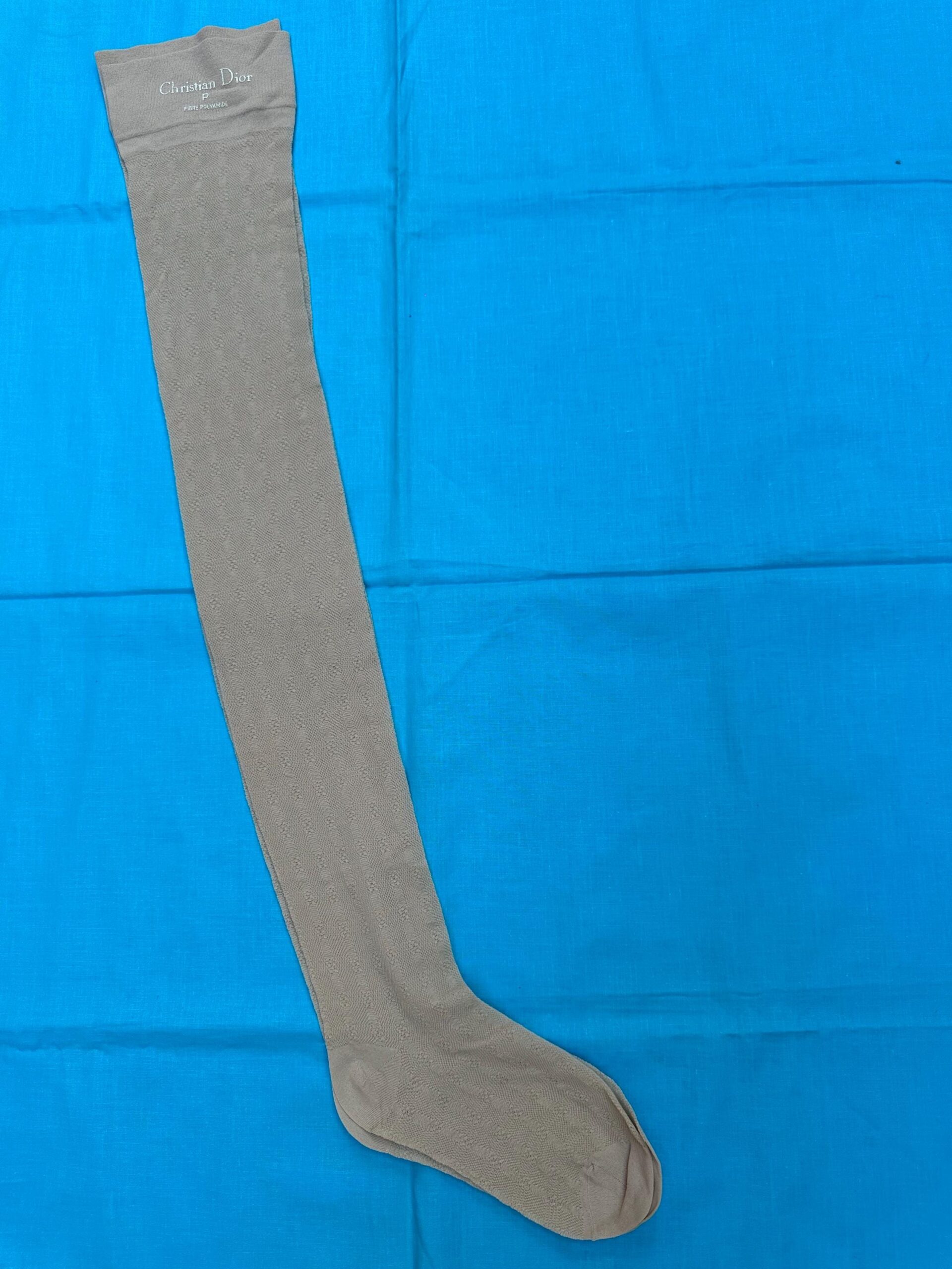 1970s Vintage Christian Dior Paris stockings/Plaza stockings/Rare Design stockings Plaza/Christian Dior long socks - immagine 6