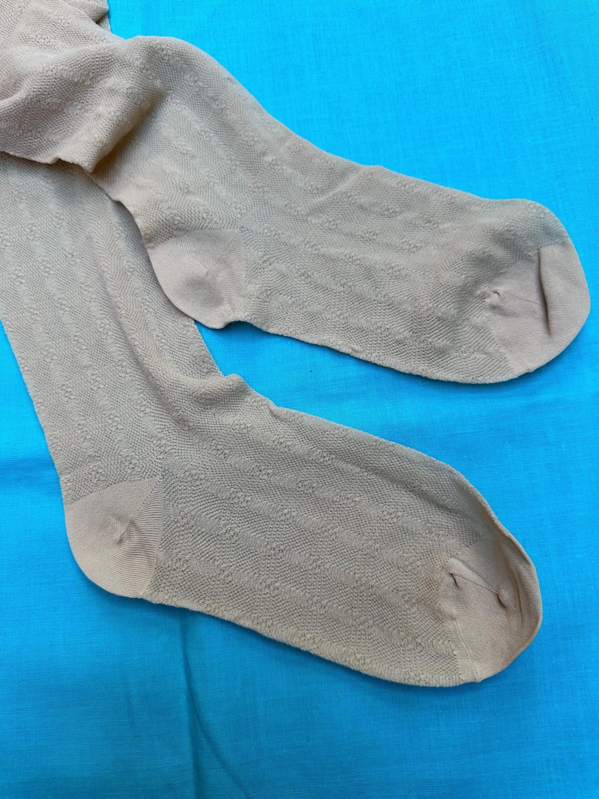 1970s Vintage Christian Dior Paris stockings/Plaza stockings/Rare Design stockings Plaza/Christian Dior long socks - immagine 8