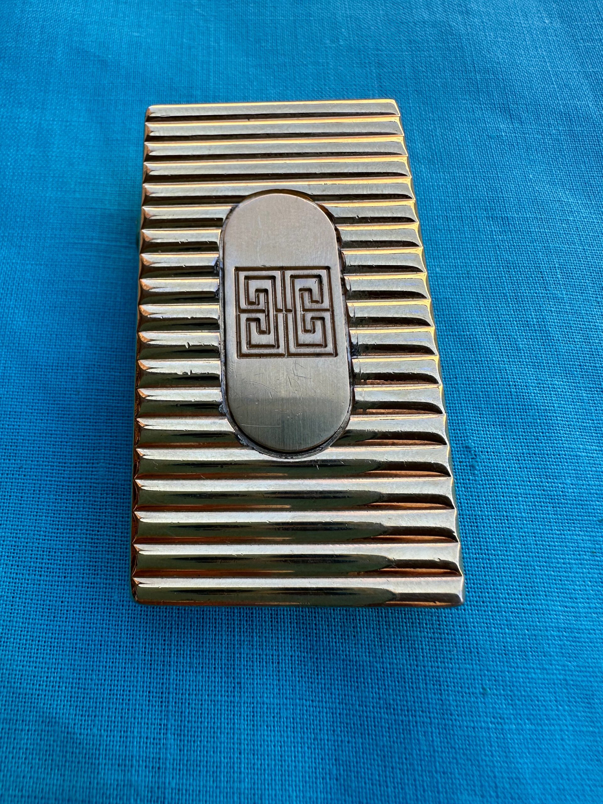 80s Vintage buckle Givenchy for belt/Gold buckle belt/Design rare buckle for belt Givenchy/Vintage gold Givenchy buckle - immagine 2