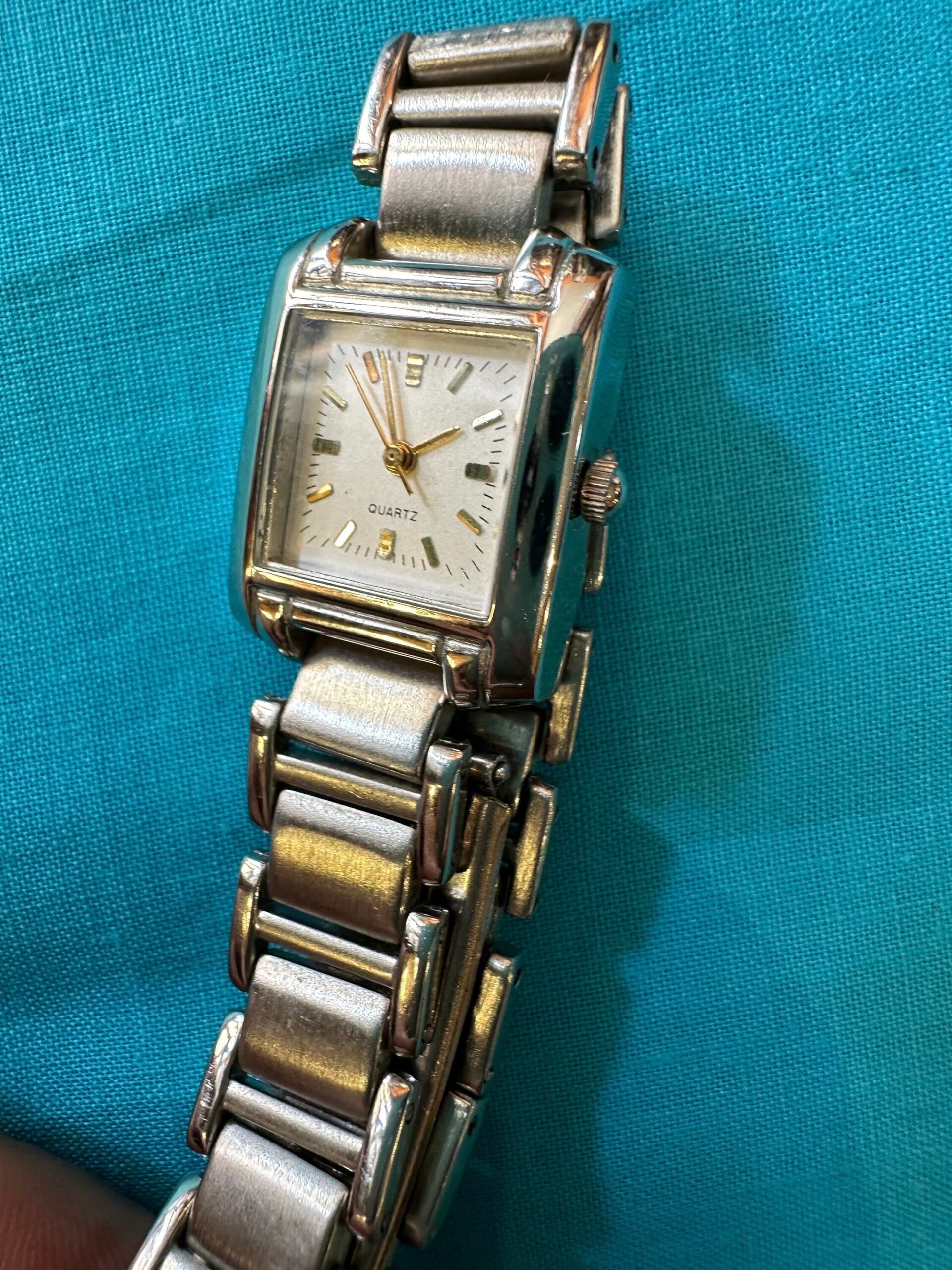 Vintage wrist watch Italy/Small Quartz watch Stainlees/Small wrist watch/Stinlees watch Quartz - immagine 5