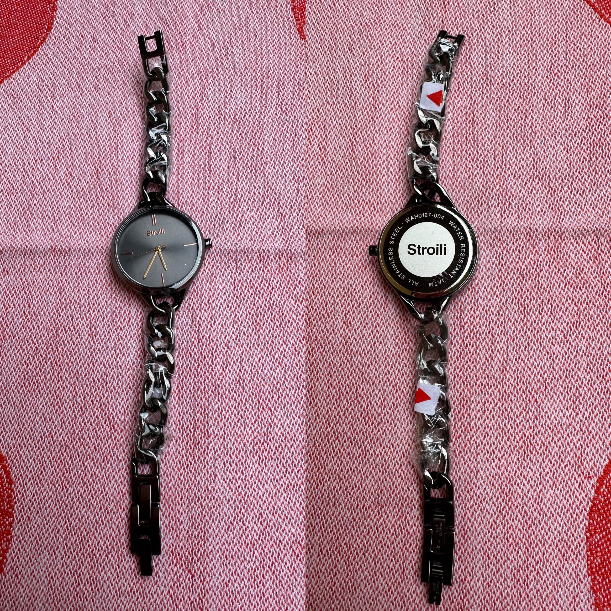 Wrist watch Stroili Gioielli Collection/Luxury watch steel/Wrist watch Stroili Gioielli/Black malachite watch - immagine 8