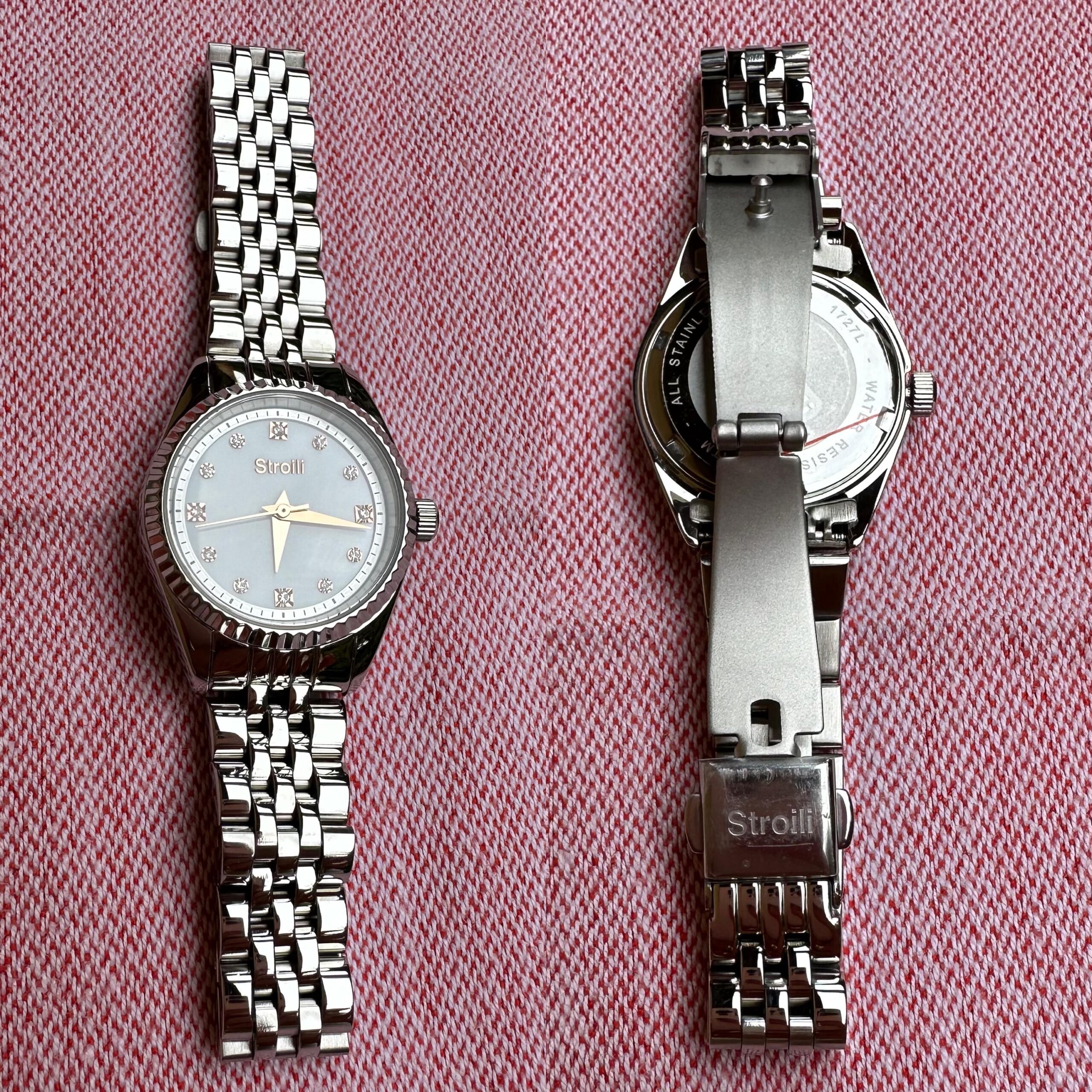 Wrist watch Stroili Gioielli Collection Positano/Luxury watch rhinestone/Wrist watch Stroili Gioielli/Silver watch with Swarovski - immagine 6