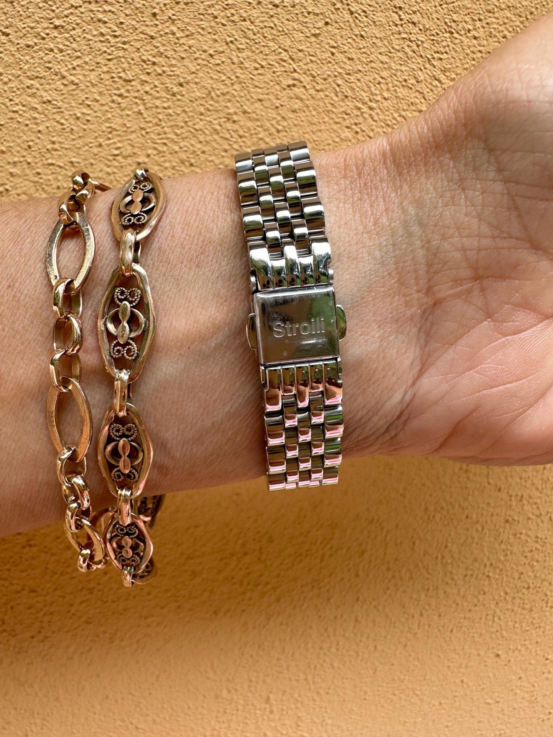 Wrist watch Stroili Gioielli Collection Positano/Luxury watch rhinestone/Wrist watch Stroili Gioielli/Silver watch with Swarovski - immagine 10