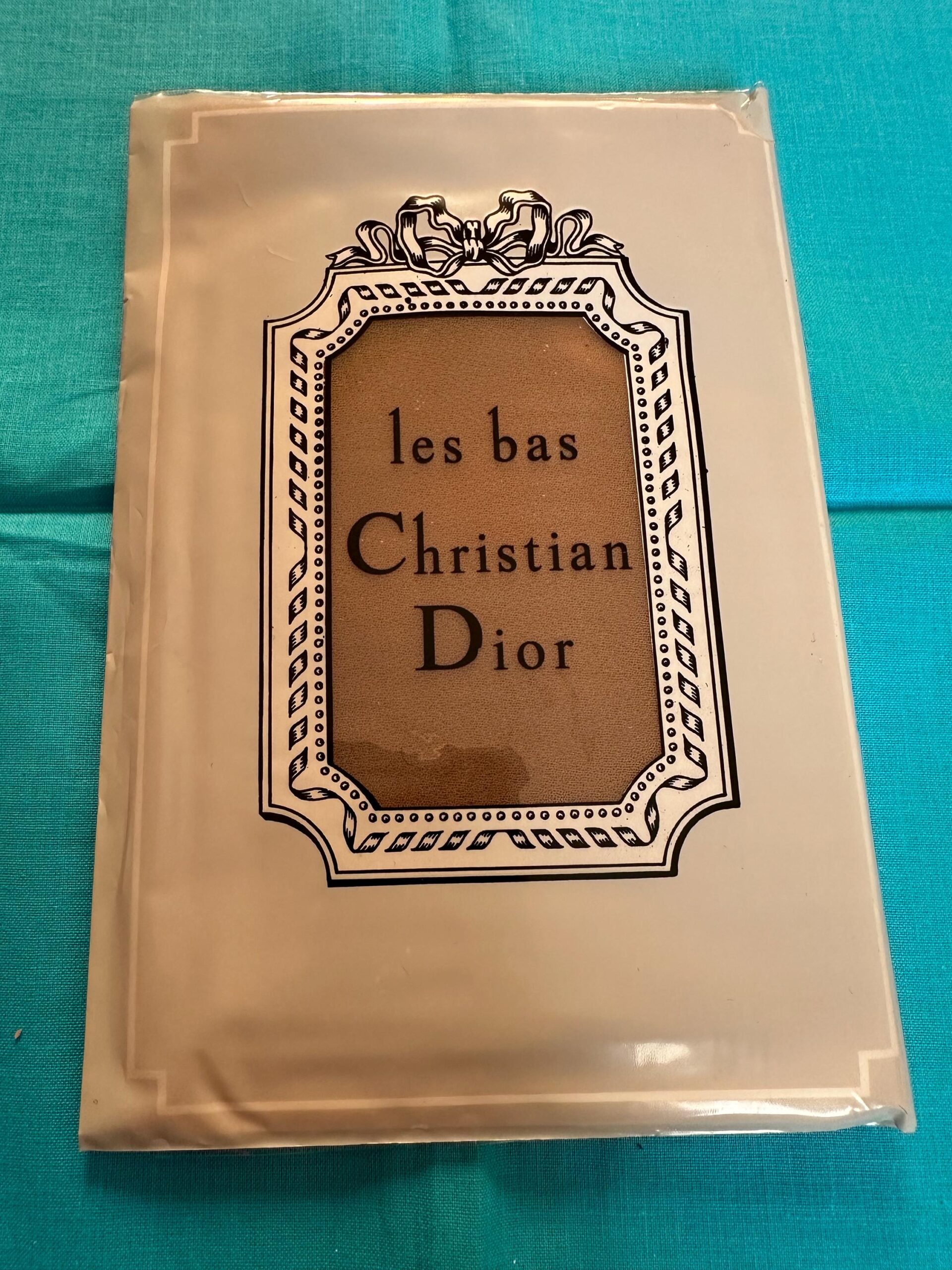 1970s Vintage stockings Christian Dior Paris New York/Brise stockings/Rare Design stockings brise/Long Christian Dior stockings - immagine 2