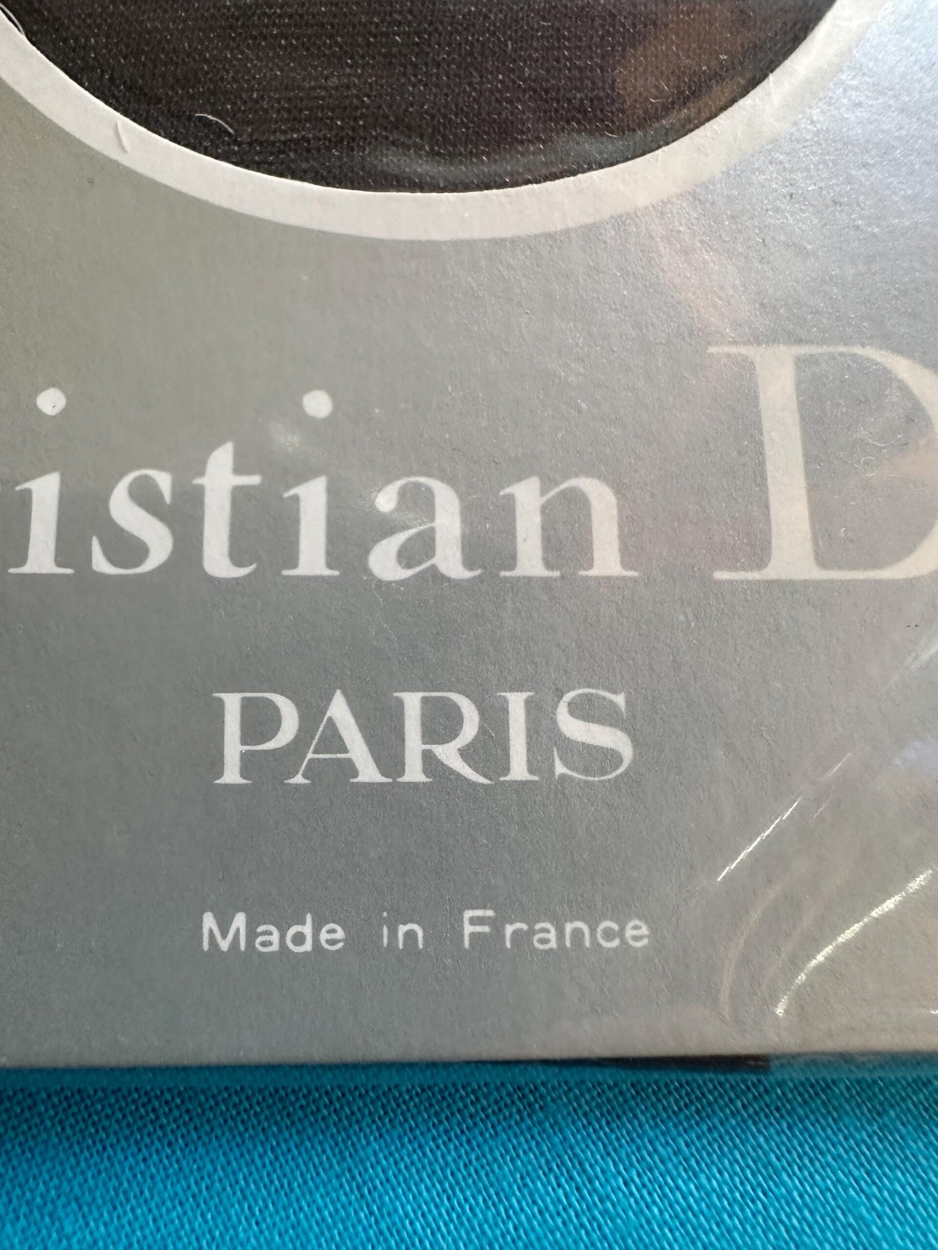 Vintage tights Christian Dior/Fumee tights CD/Rare low tights Paris Christian Dior/Nylon tights Dior - immagine 8