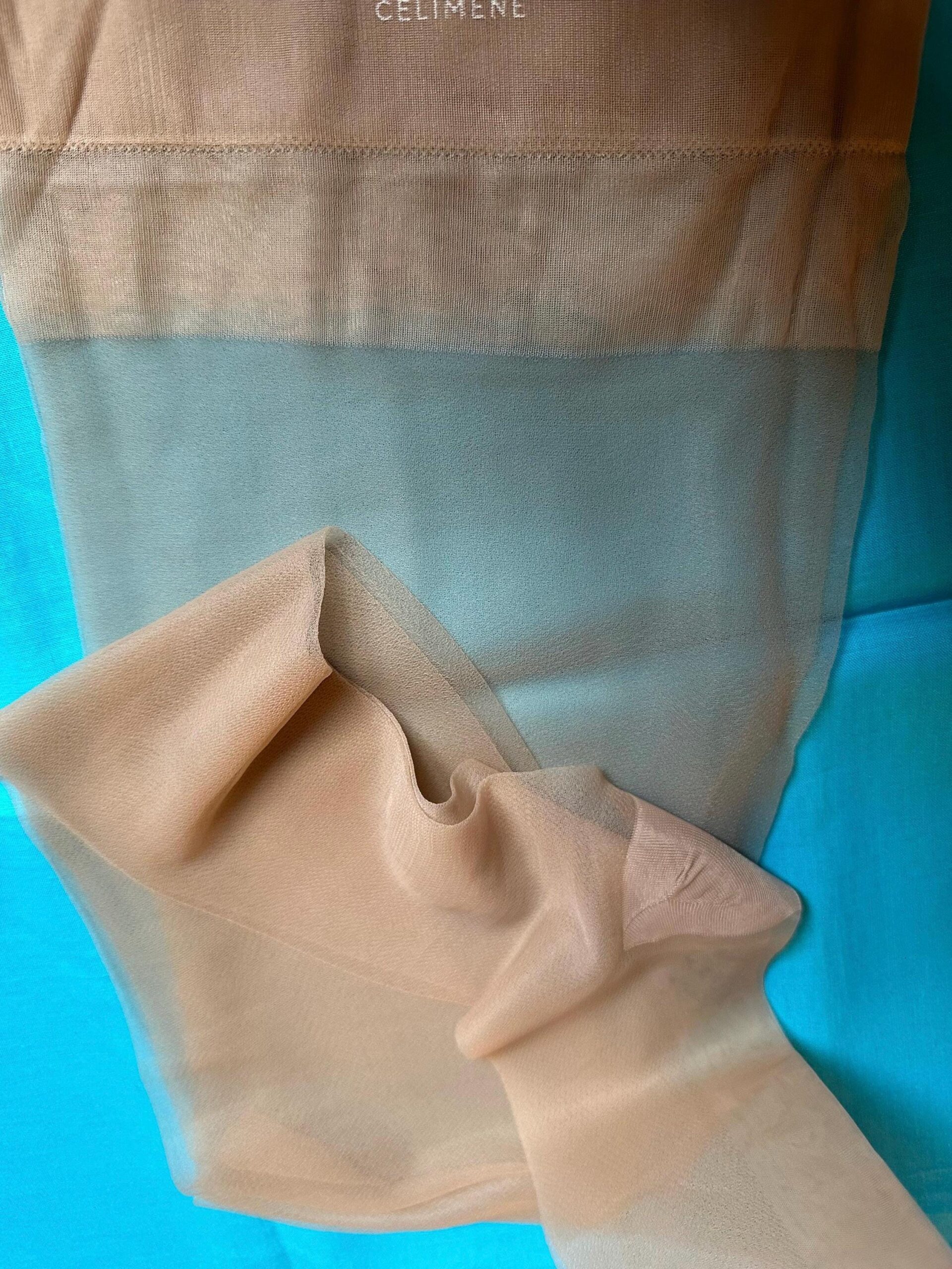 1970s Vintage stockings Christian Dior Paris New York/Celimene stockings/Rare Design stockings brise/Christian Dior long stockings - immagine 8